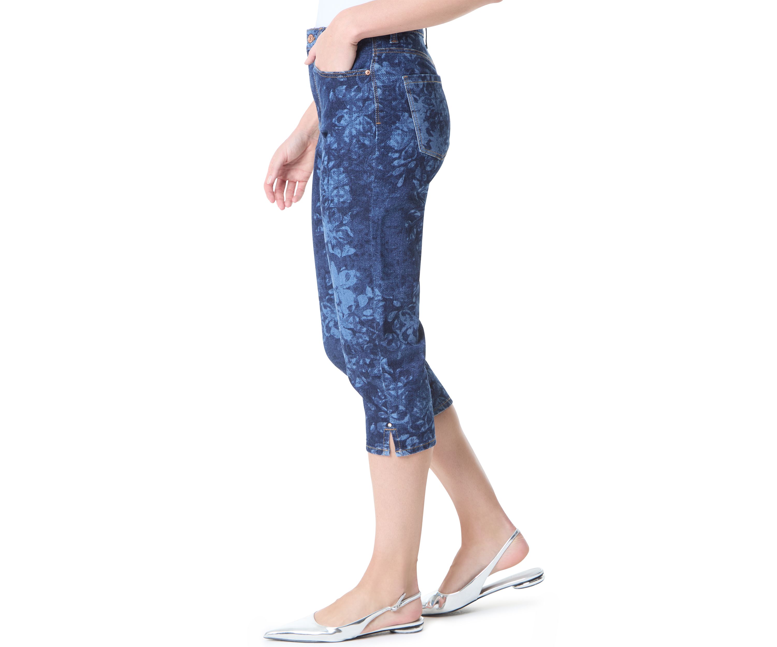 Womens Amanda Capri with Slits