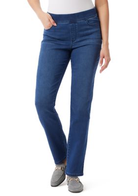 Gloria Vanderbilt Women's Amanda Pull On Knit Joggers, XL