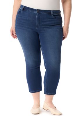 Gloria Vanderbilt Women's Plus Size Ankle Straight Jeans, 18W – 65% Off