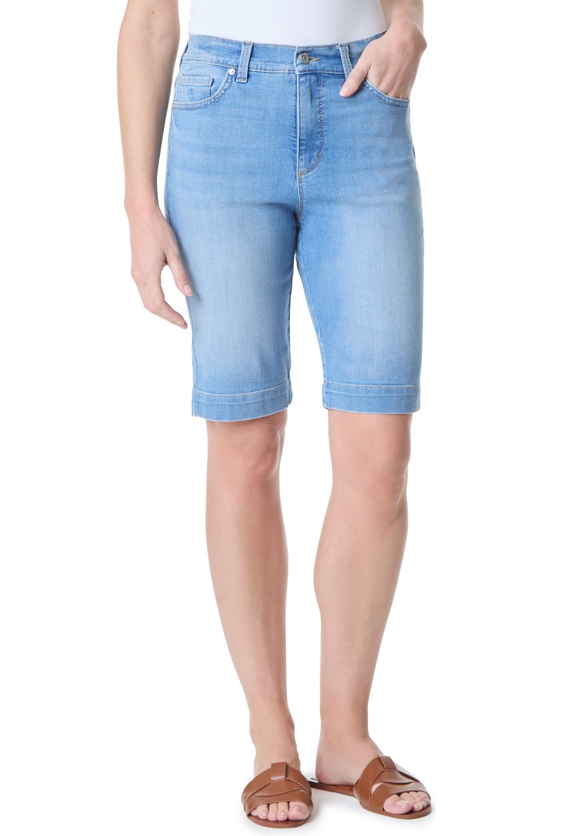 Petite Amanda Bermuda Shorts 