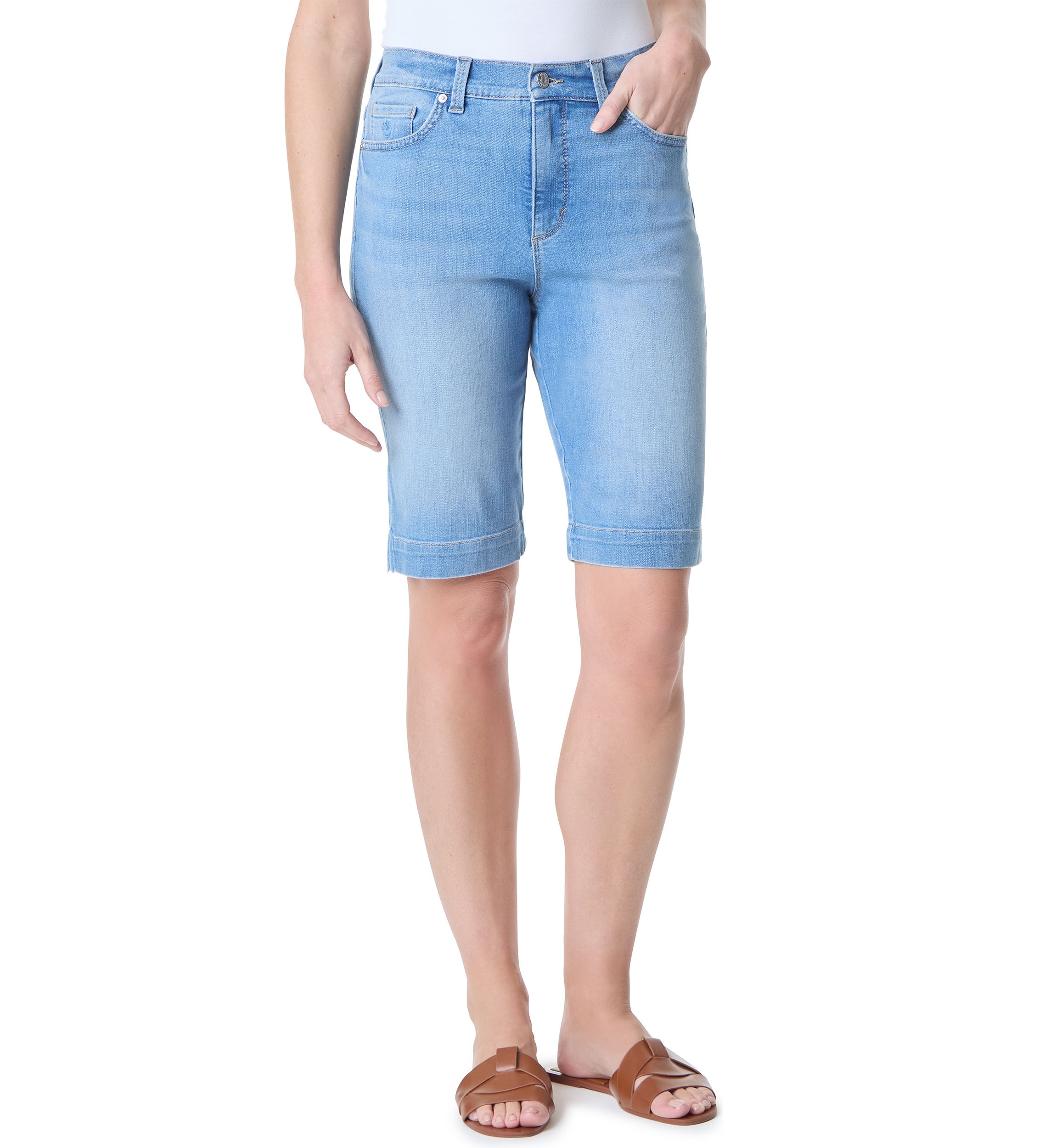 Petite Amanda Bermuda Shorts 