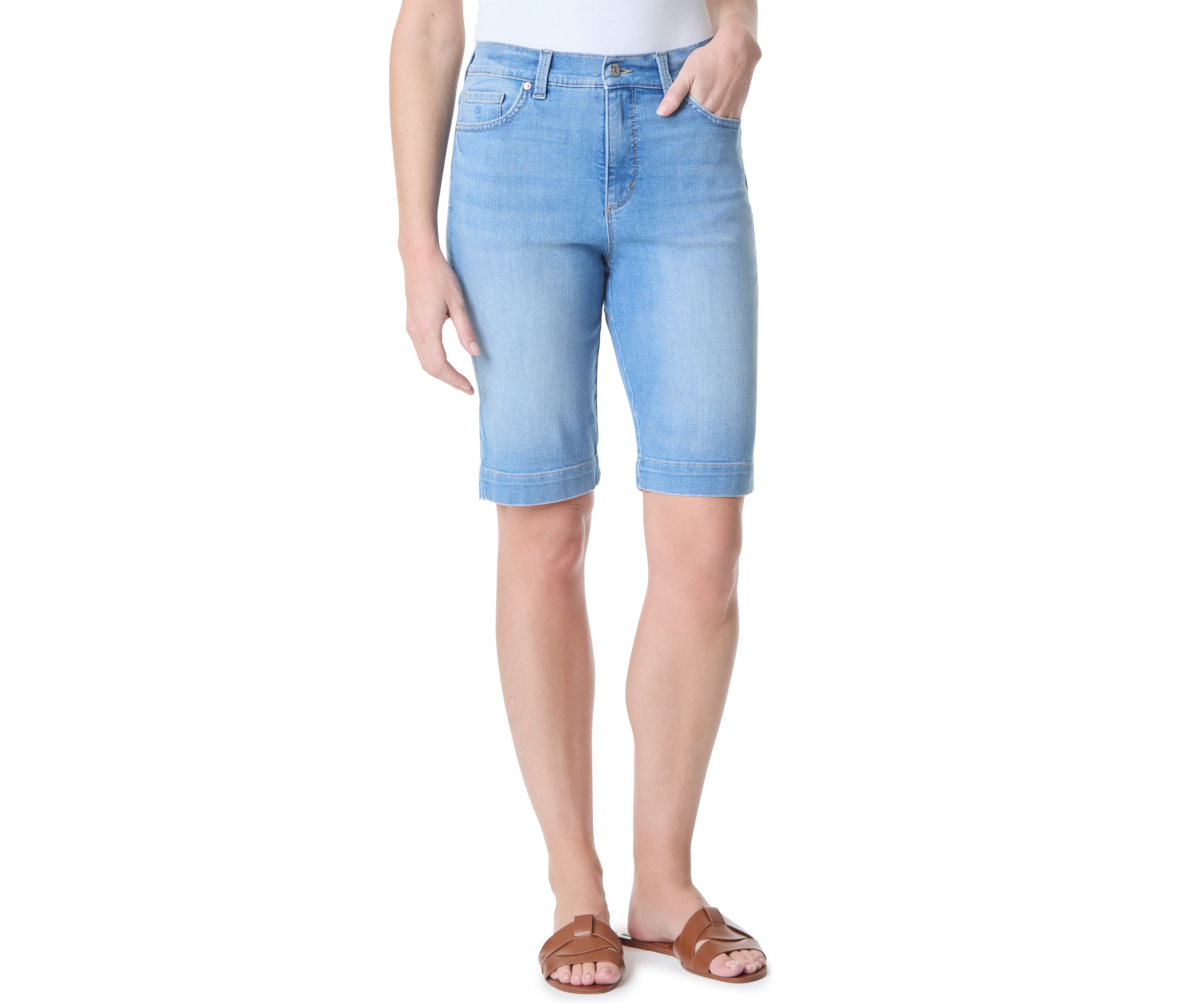 Petite Amanda Bermuda Shorts 