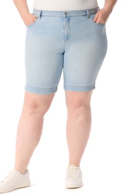 Gloria Vanderbilt Women's Plus Size Amanda Bermuda Shorts, 18W