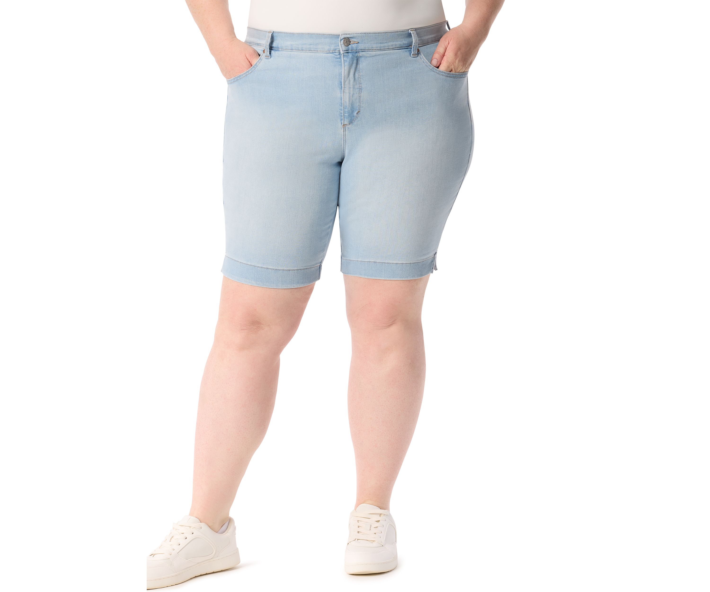 Plus Size Amanda Bermuda Shorts