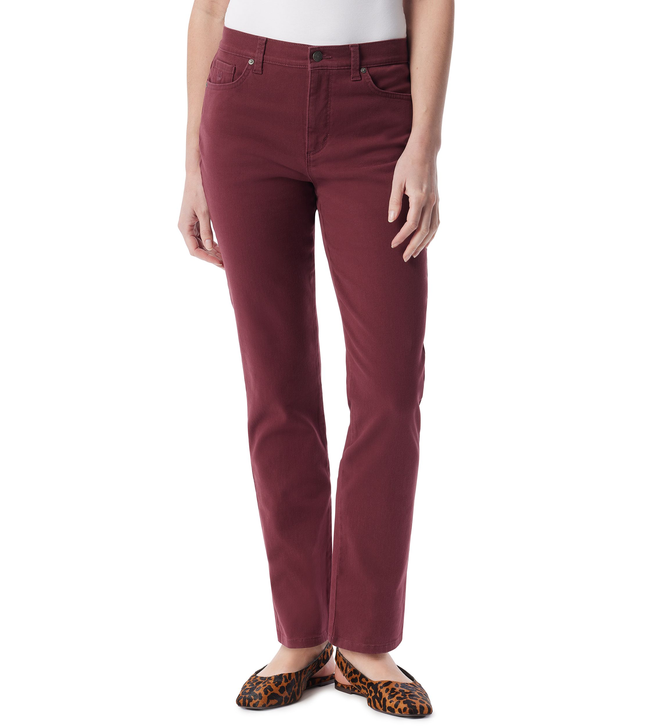 Womens Amanda Classic 5-Pocket Jeans 