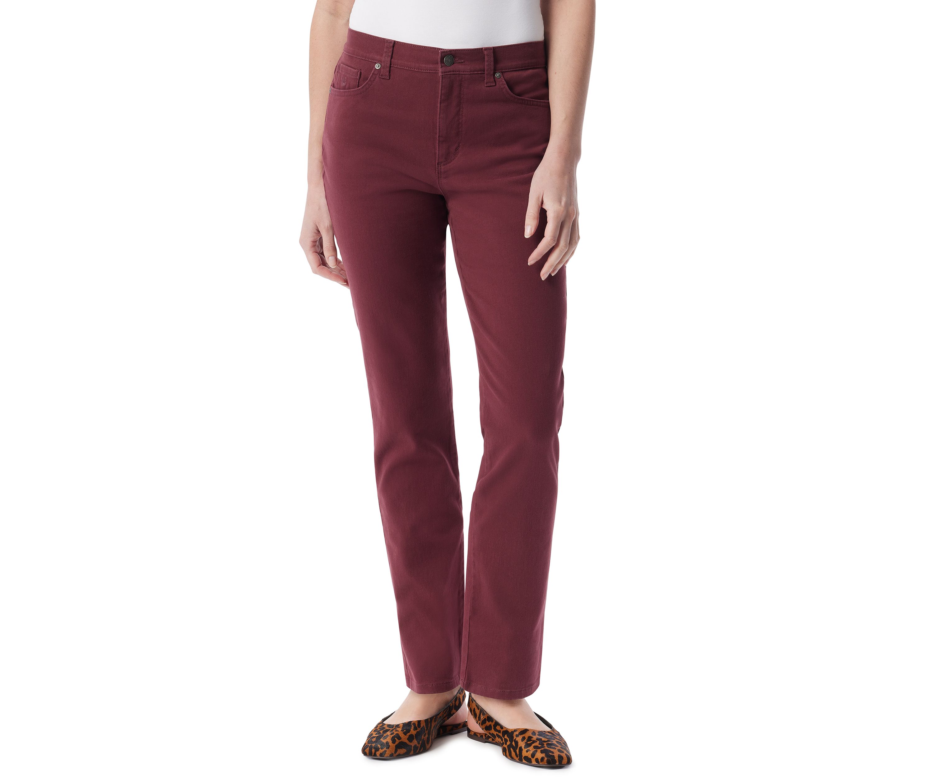 Womens Amanda Classic 5-Pocket Jeans 