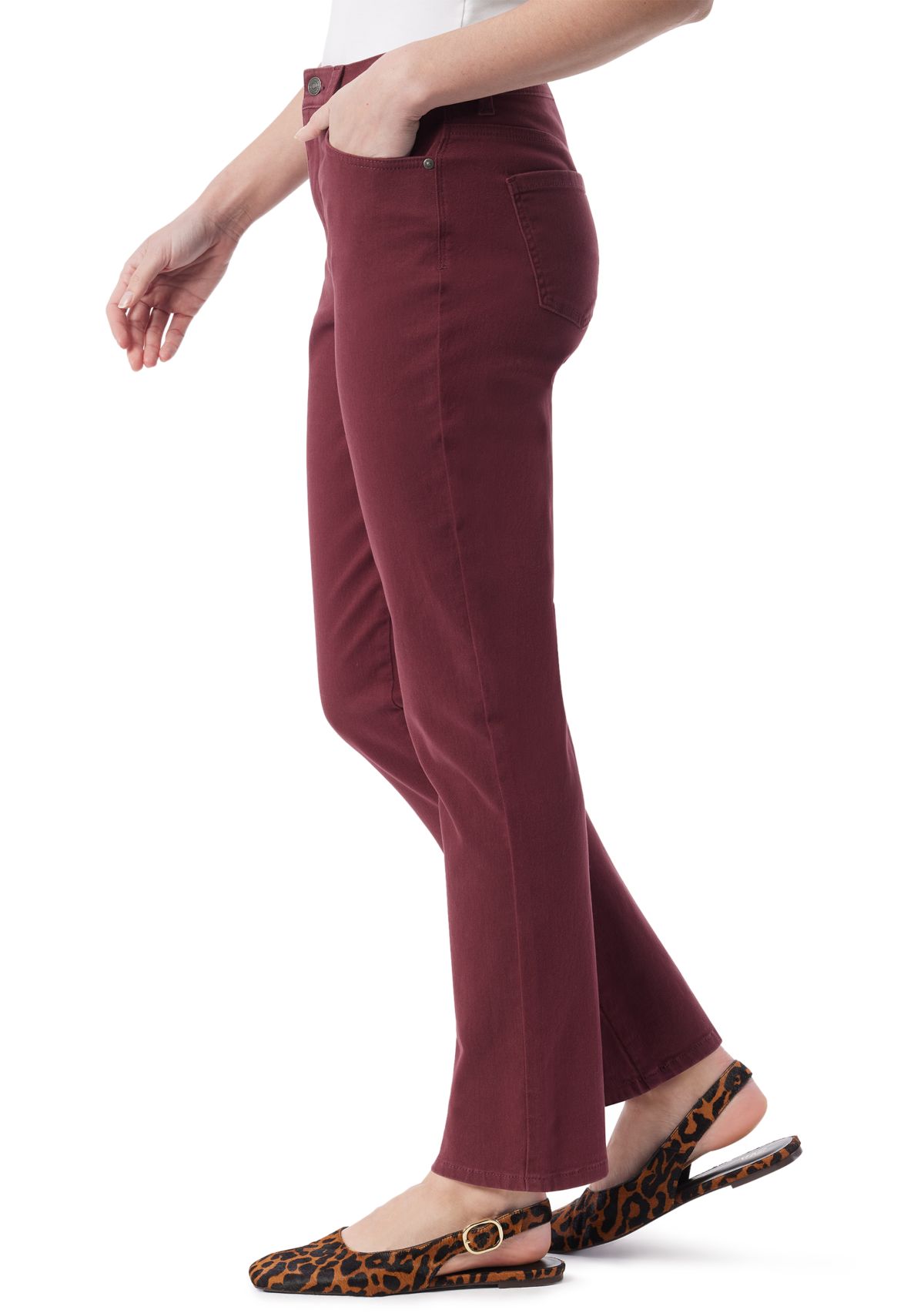 Womens Amanda Classic 5-Pocket Jeans 