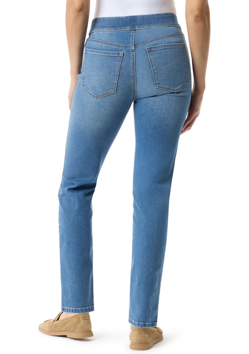 Womens Amanda Pull On Denim Pants
