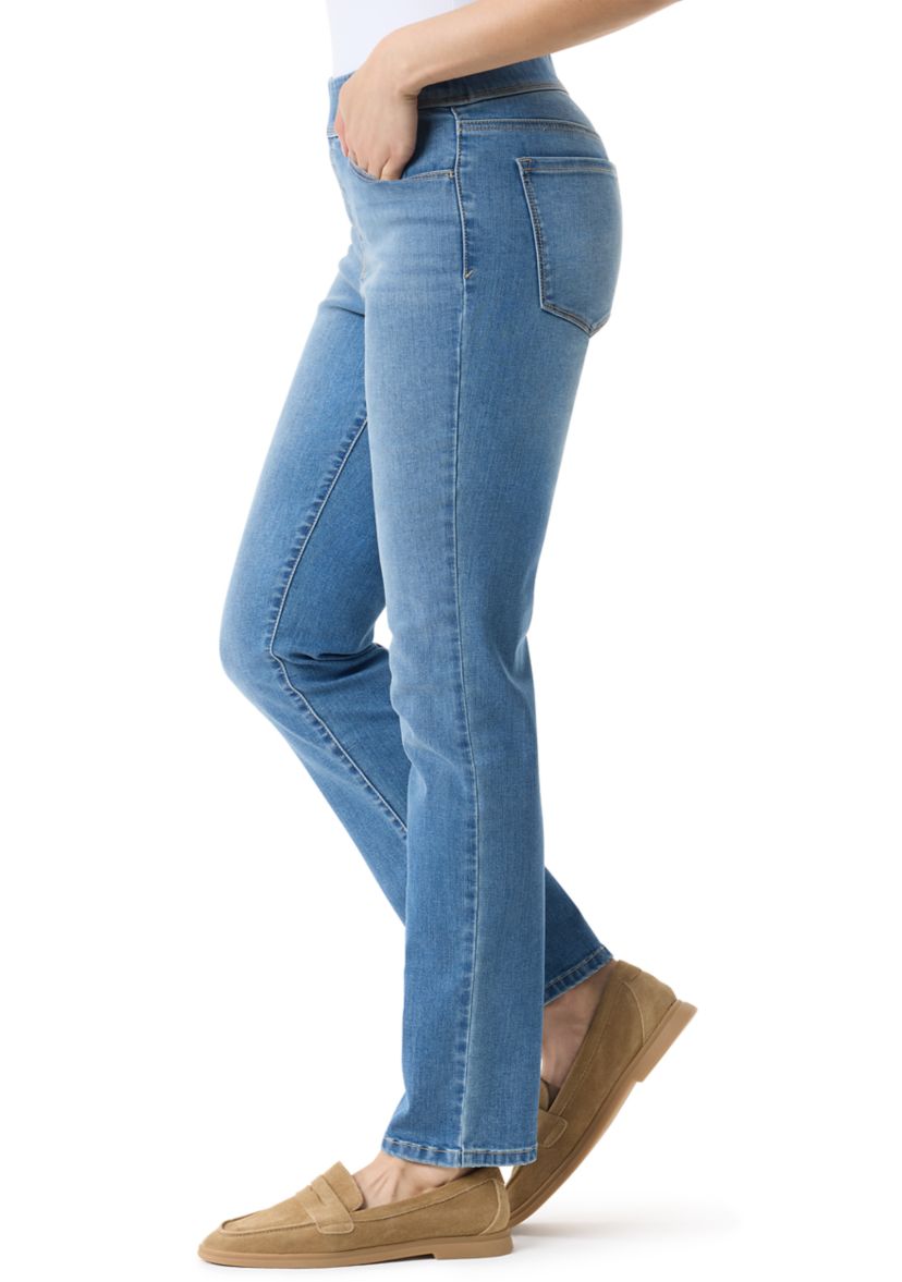 Womens Amanda Pull On Denim Pants