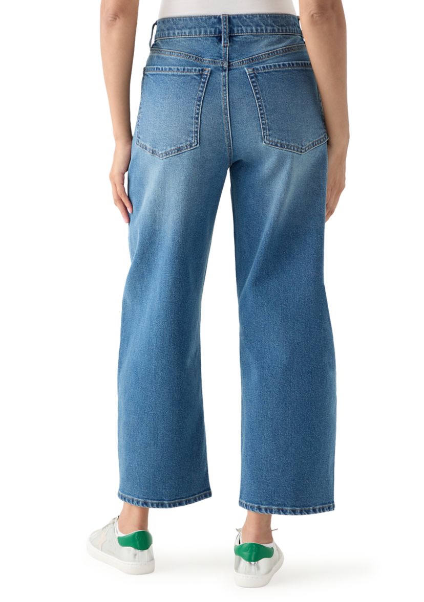 Womens Barrel Ankle Jeans 