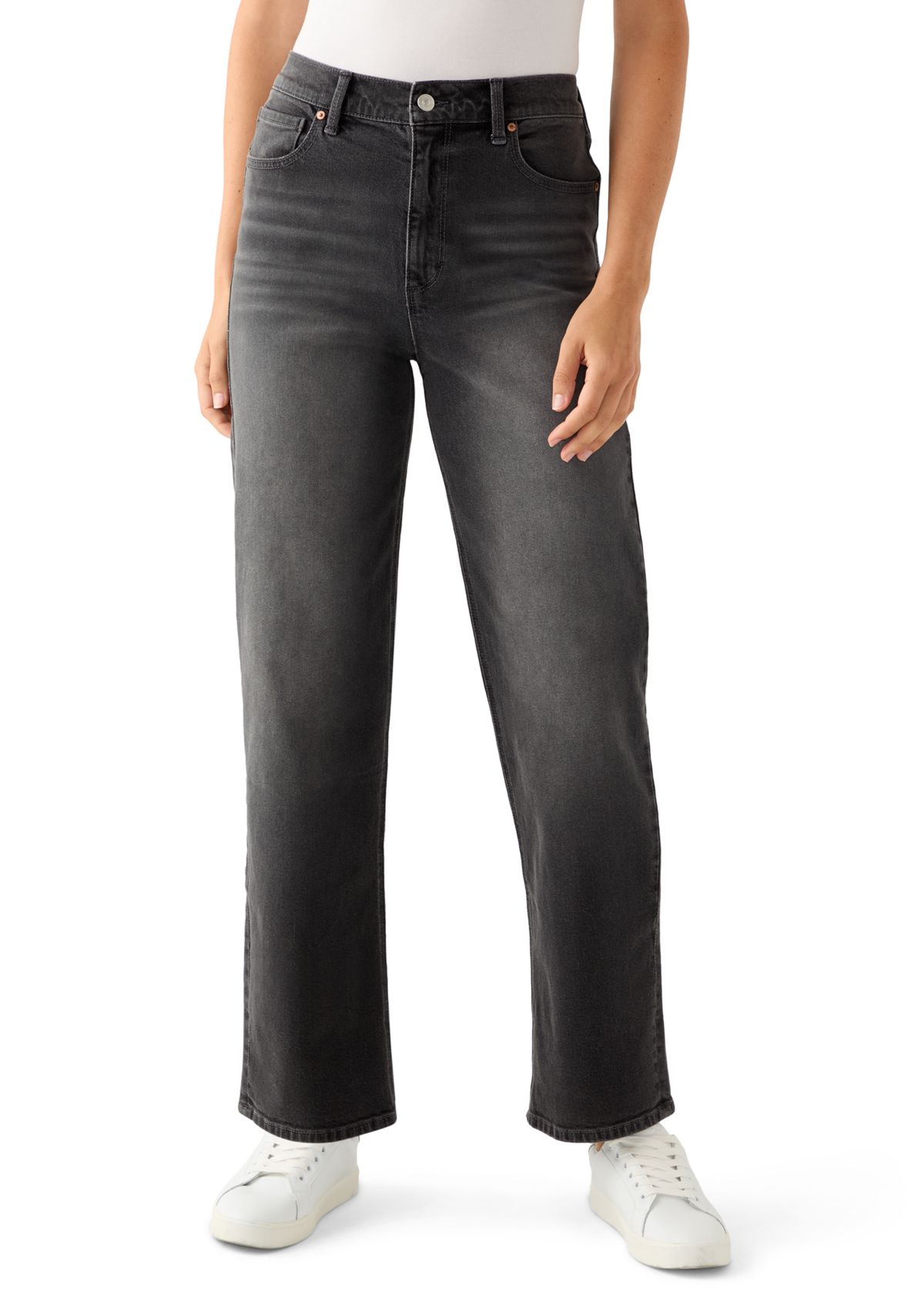 Womens High Rider Ankle Jeans