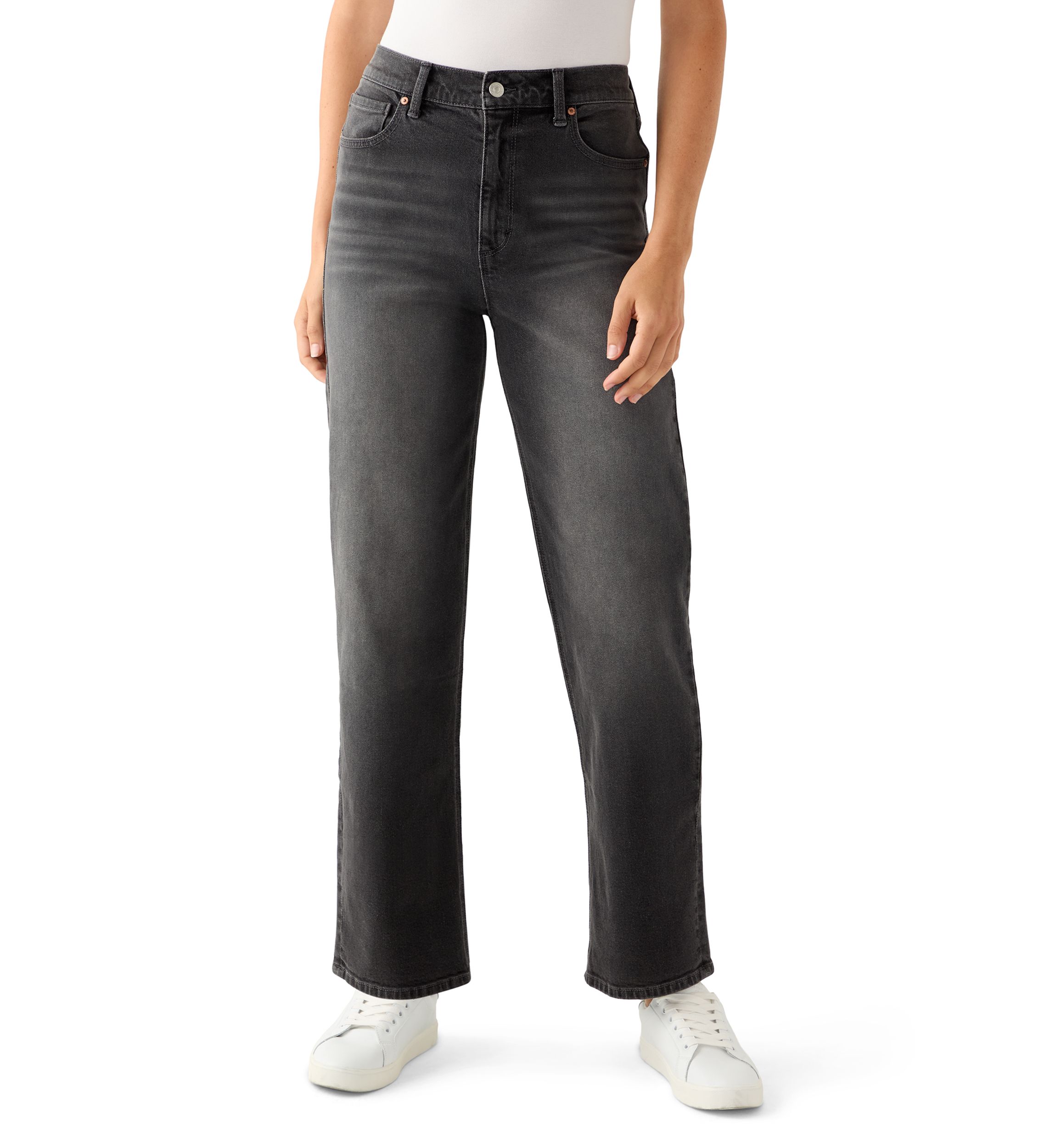 Womens High Rider Ankle Jeans
