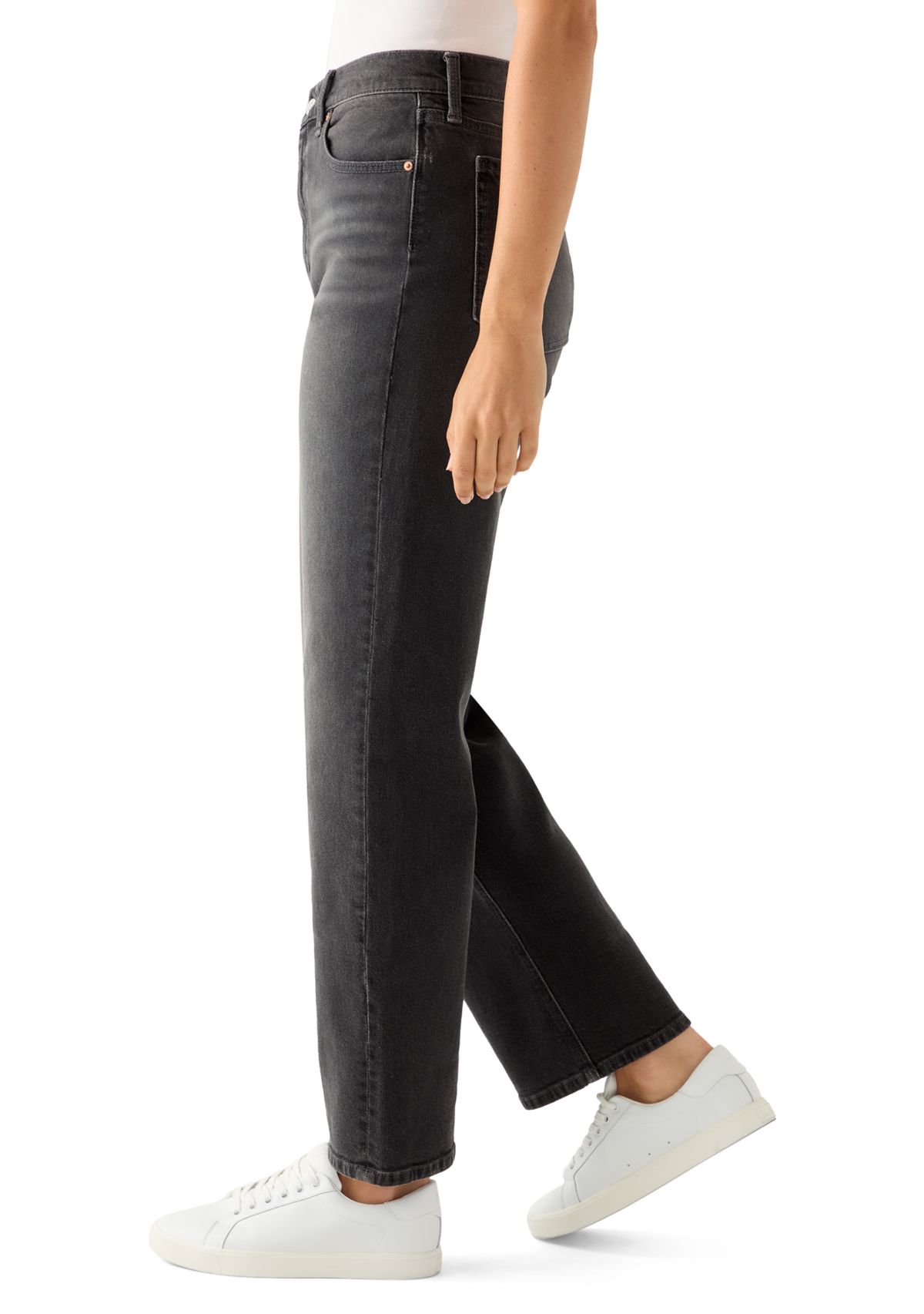 Womens High Rider Ankle Jeans