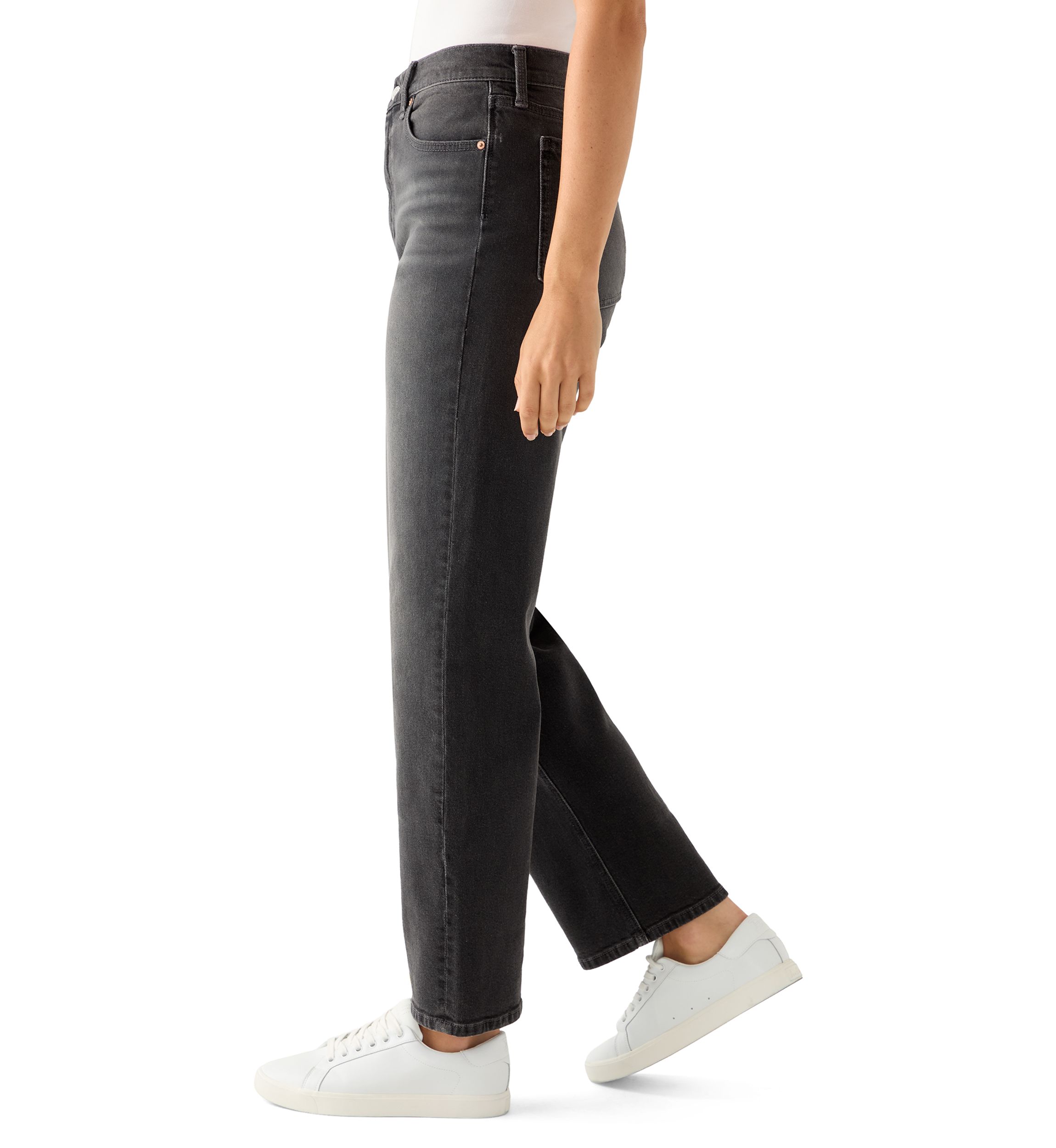 Womens High Rider Ankle Jeans