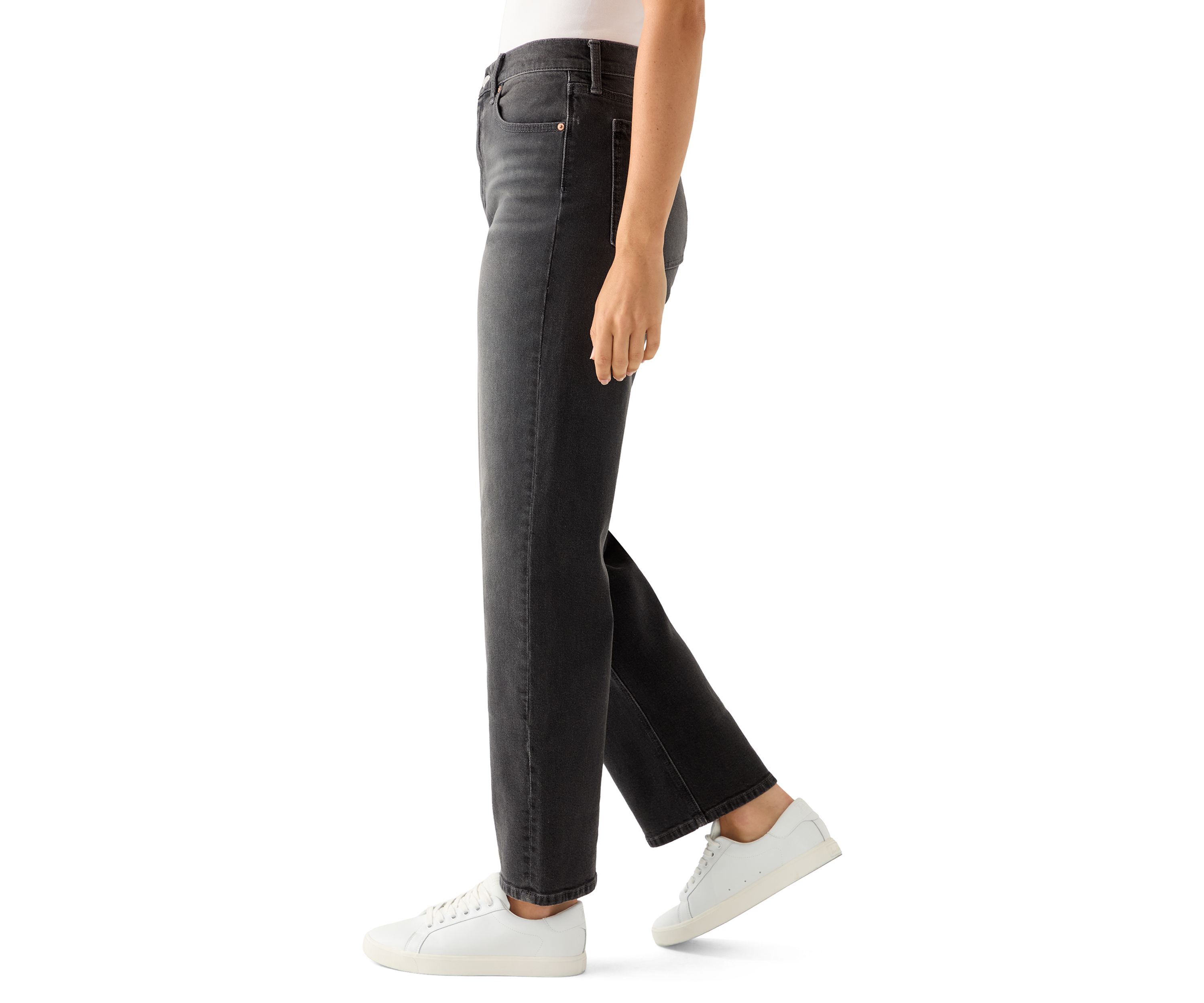 Womens High Rider Ankle Jeans