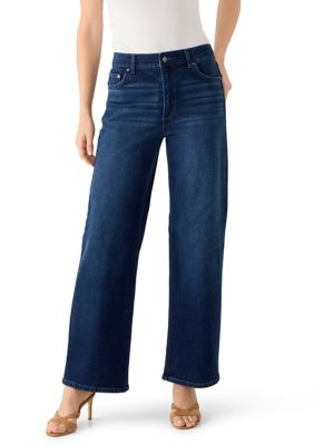 Gloria Vanderbilt Women's Wide Leg Jeans, 14