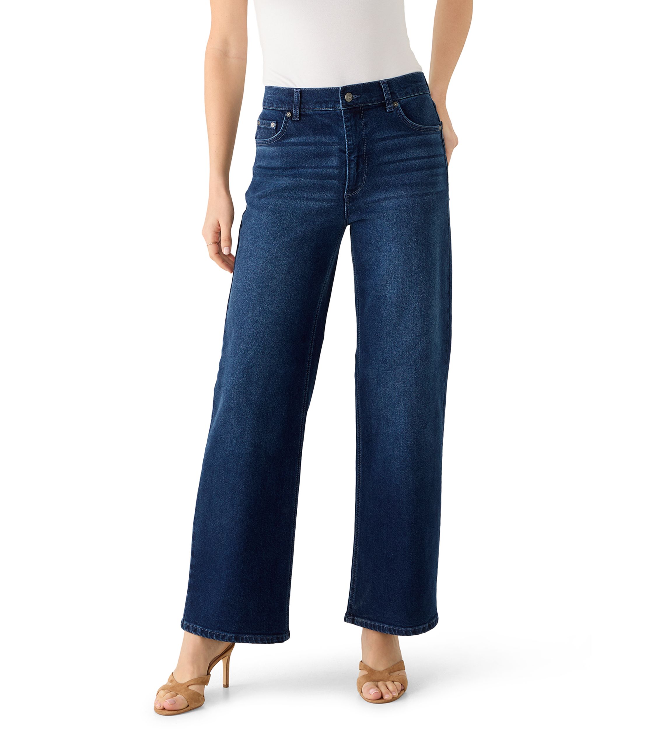 Gloria Vanderbilt Amanda High Rise Classic Donna – Jeans Color Corallo Camelia, Taglia 14, Nuovi Con Etichette!