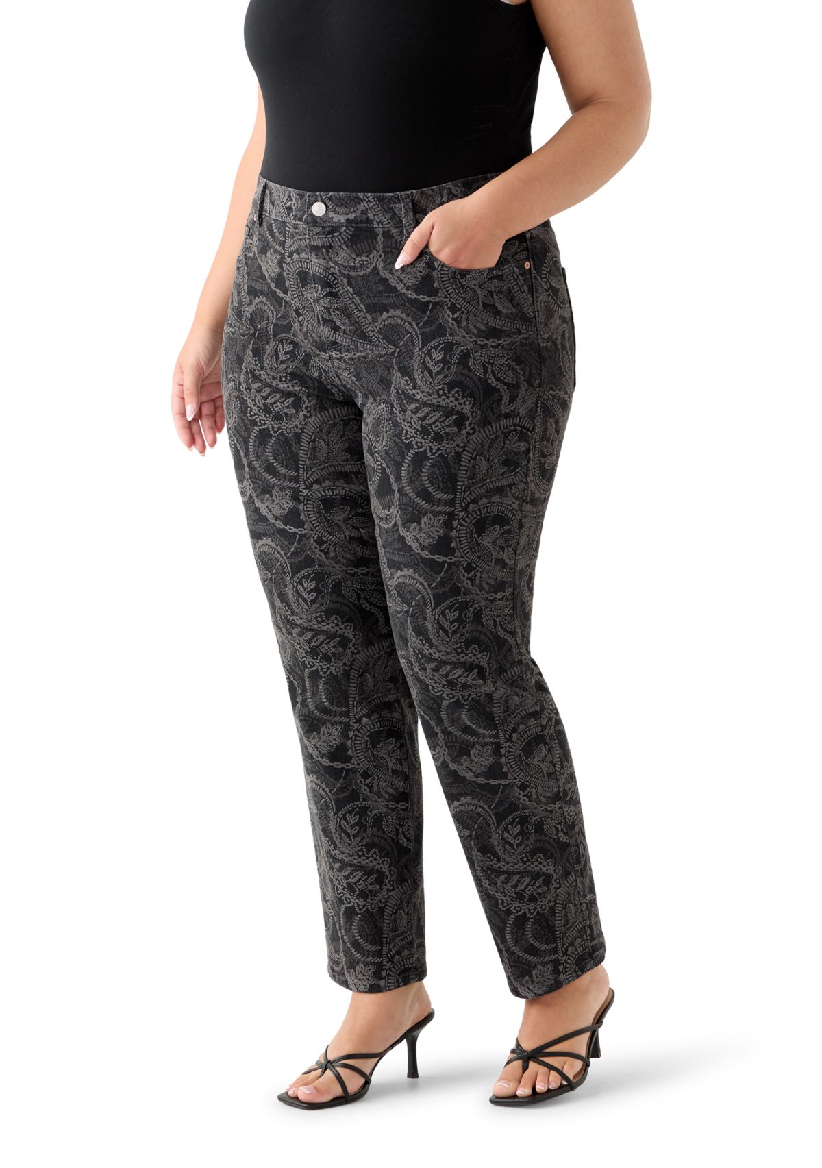 Plus Size Amanda Classic Print Pants