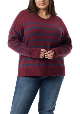 Gloria Vanderbilt Women's Plus Size Juliette Crew Sweater
