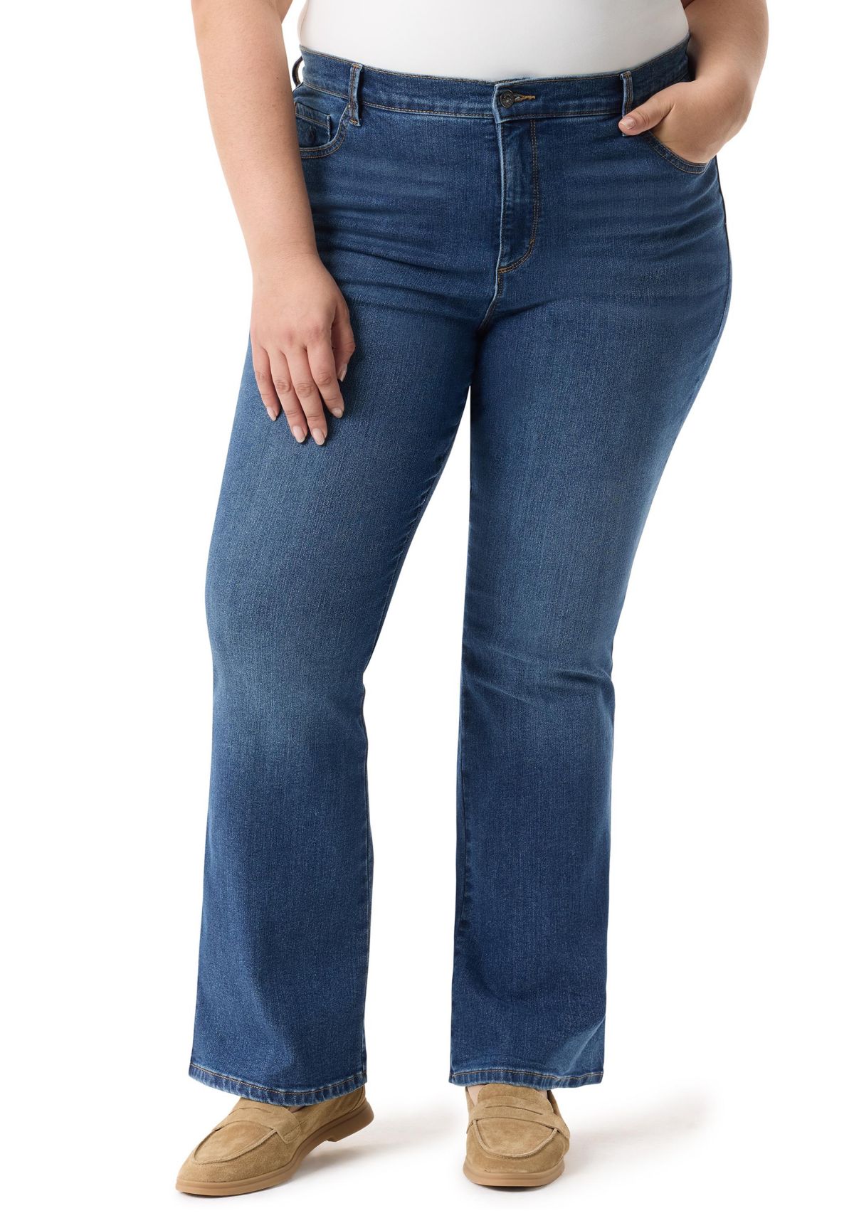 Plus Size Amanda Flare Jeans