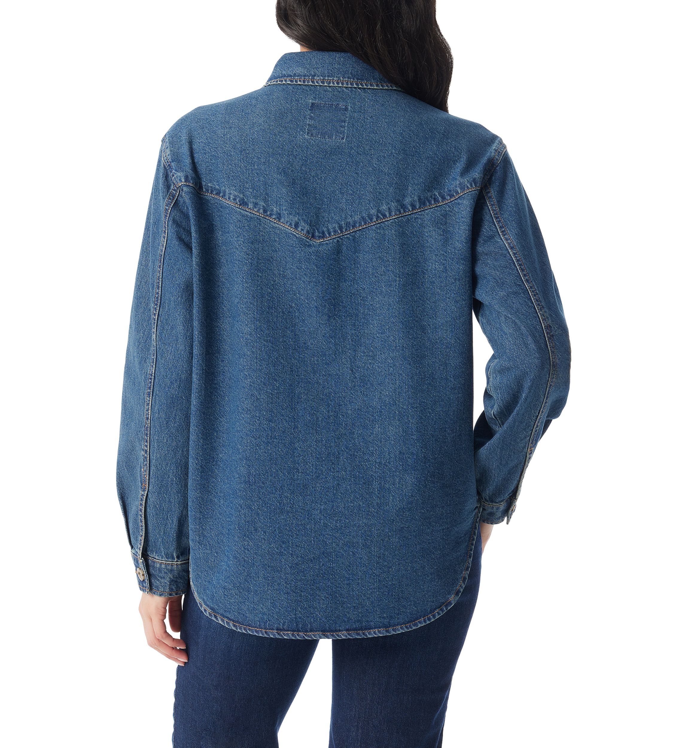 Petite Denim Shacket