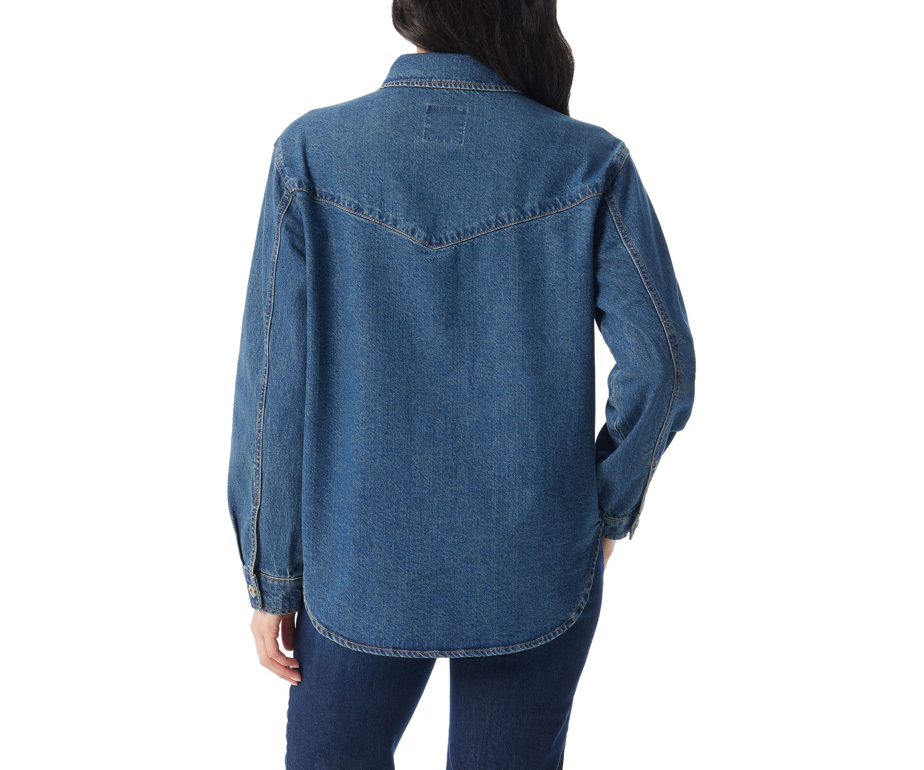 Petite Denim Shacket