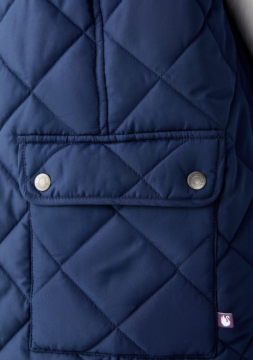Plus Size Quilted Vest 