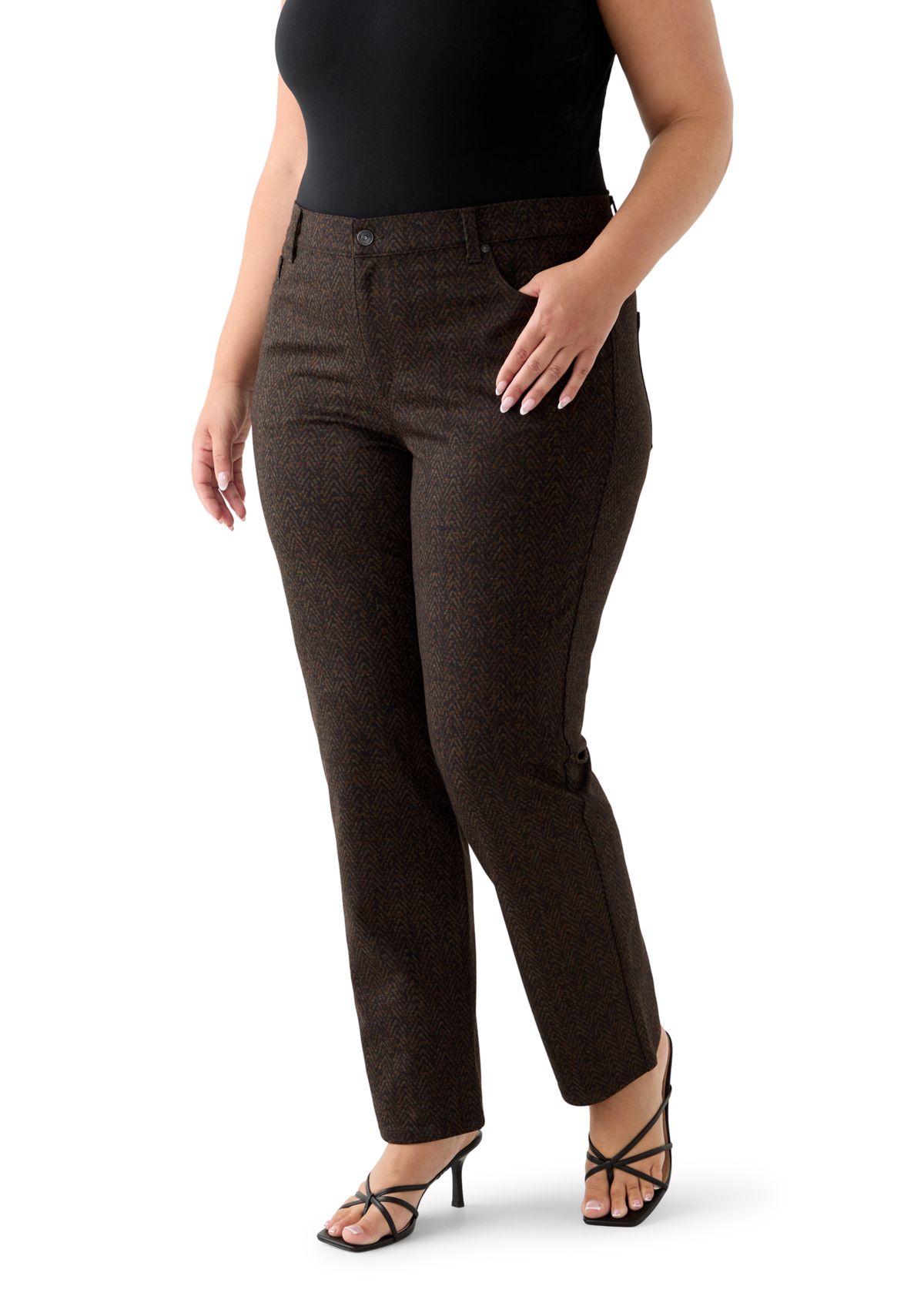 Plus Size Amanda Ponte Pants