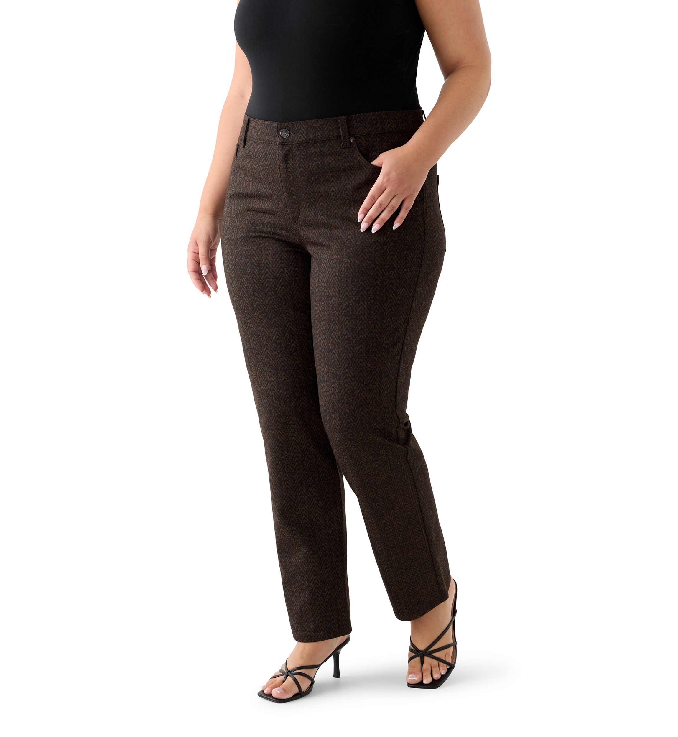 Plus Size Amanda Ponte Pants
