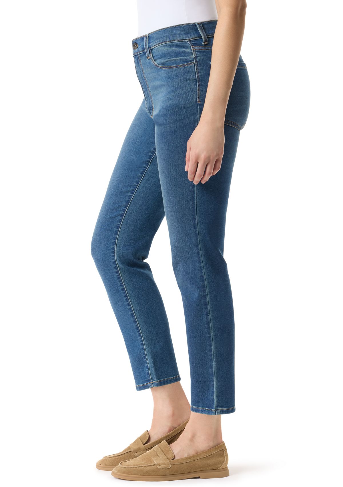 Petite California 5 Pocket Straight Ankle Jeans