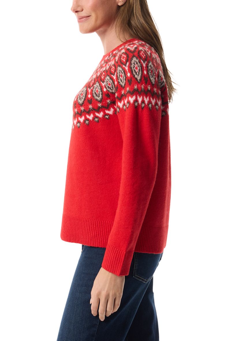 Petite Juna Fair Isle Sweater