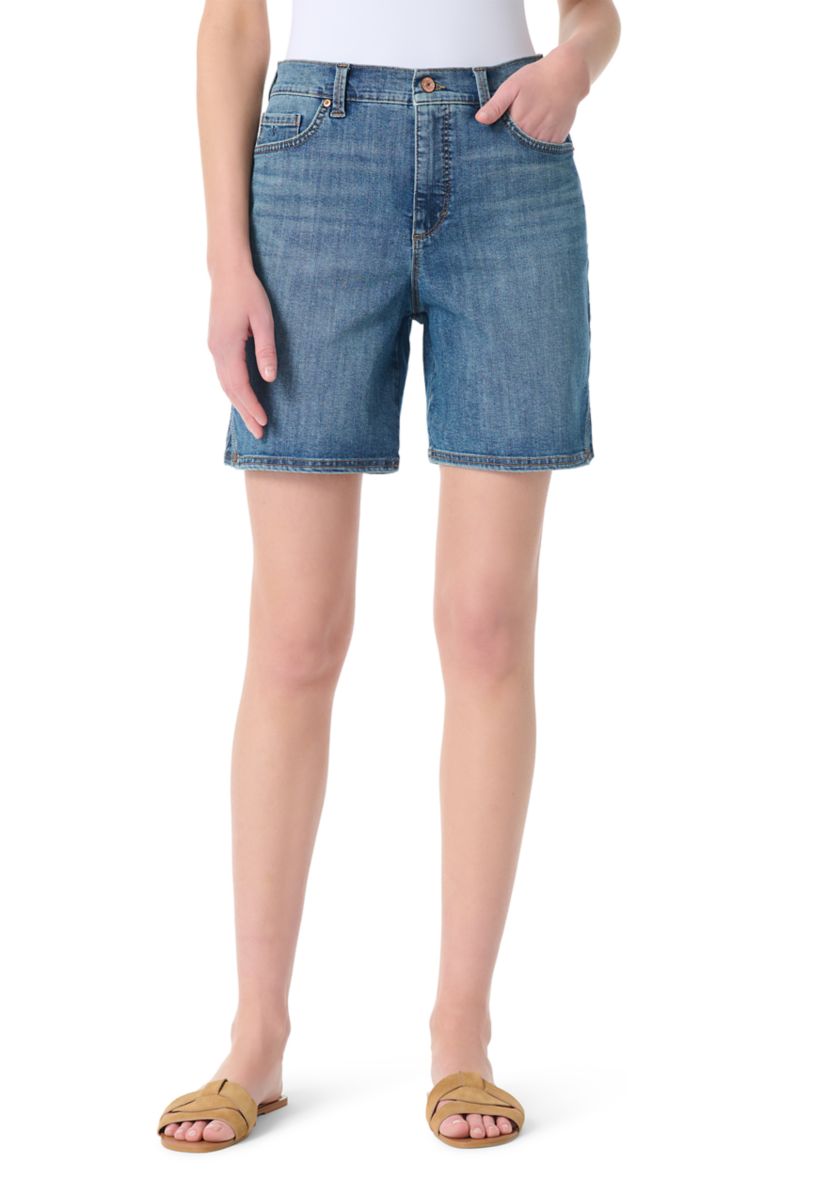 Gloria Vanderbilt Petite Amanda Bermuda Shorts | Belk