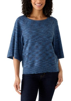 Gloria Vanderbilt Women's Amora Top, Blue, XL