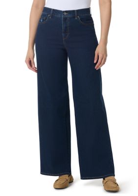 Gloria Vanderbilt Women's Petite Wide Leg Jeans