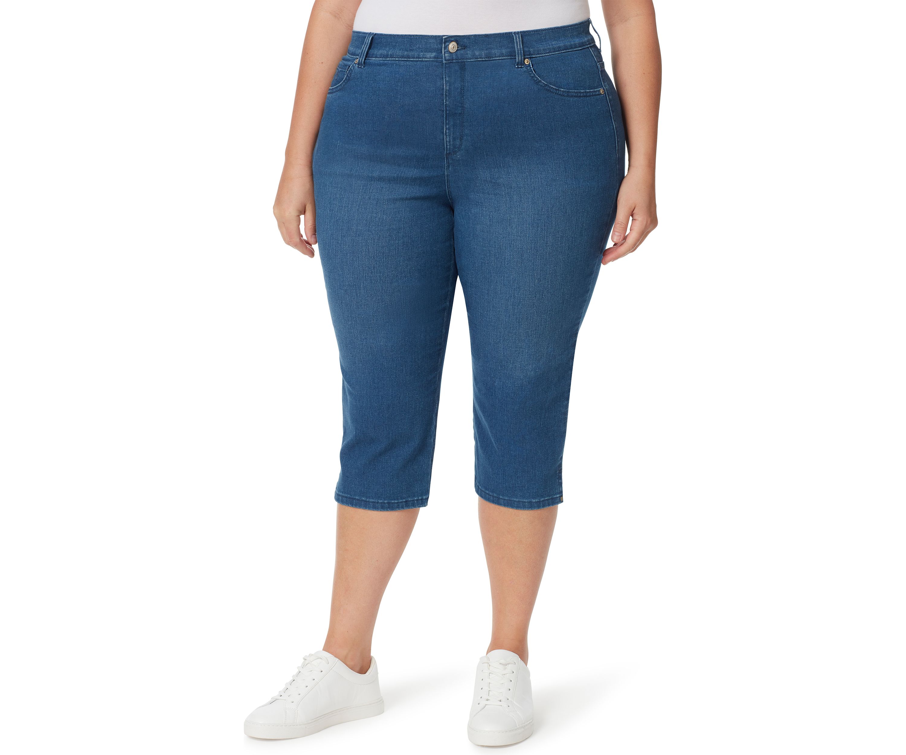 Plus Size Amanda Capri Jeans 