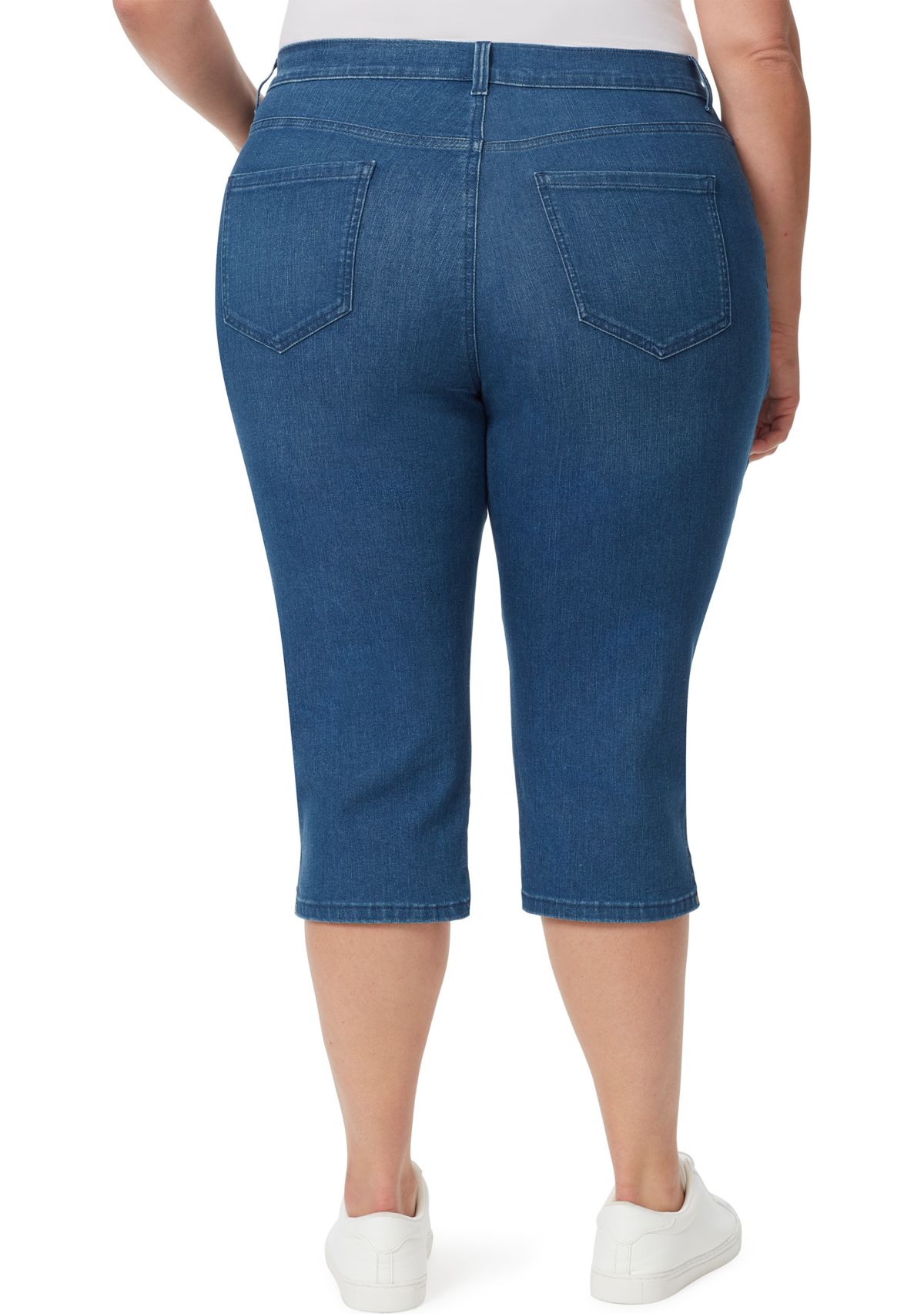 Plus Size Amanda Capri Jeans 