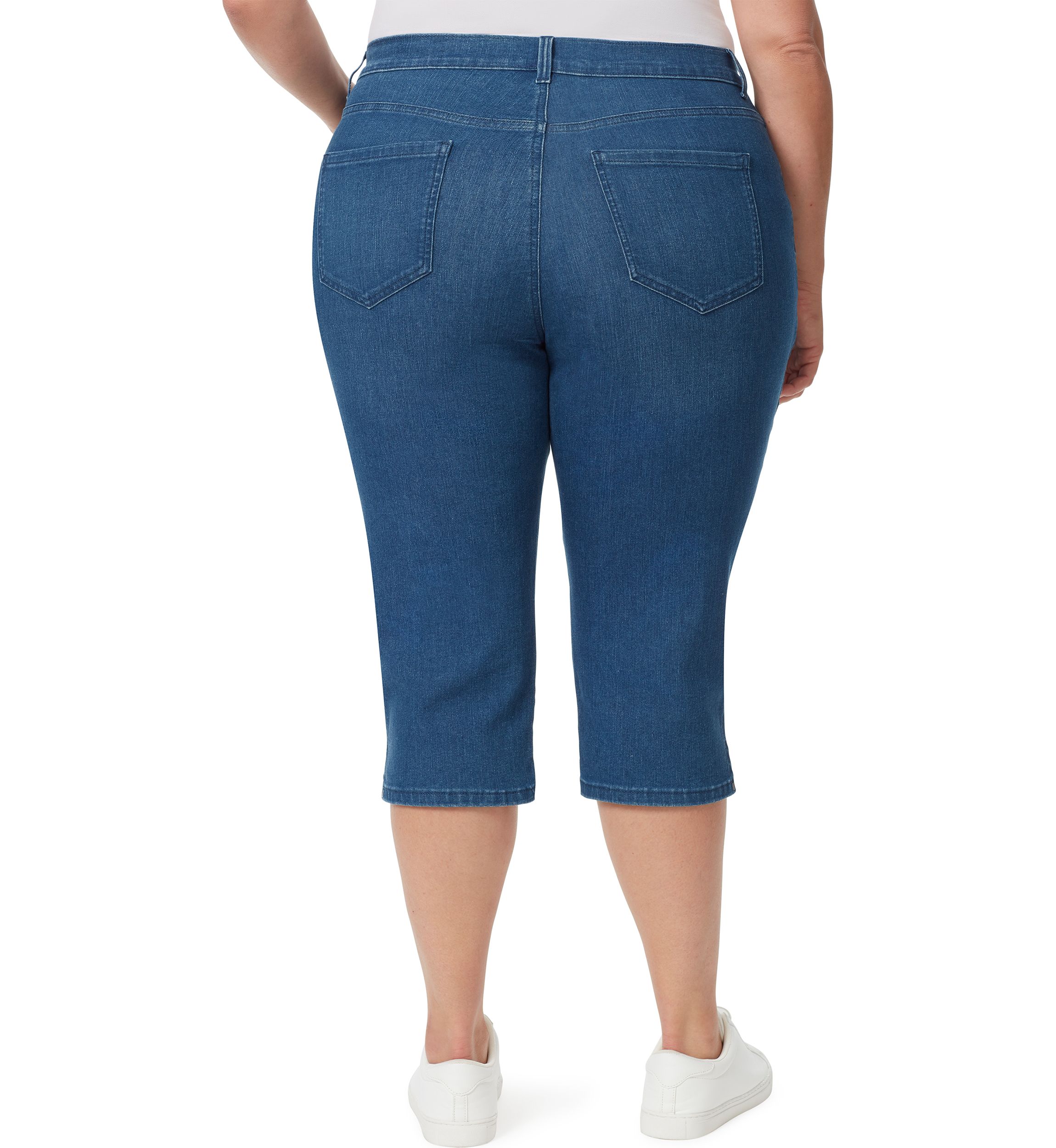 Plus Size Amanda Capri Jeans 