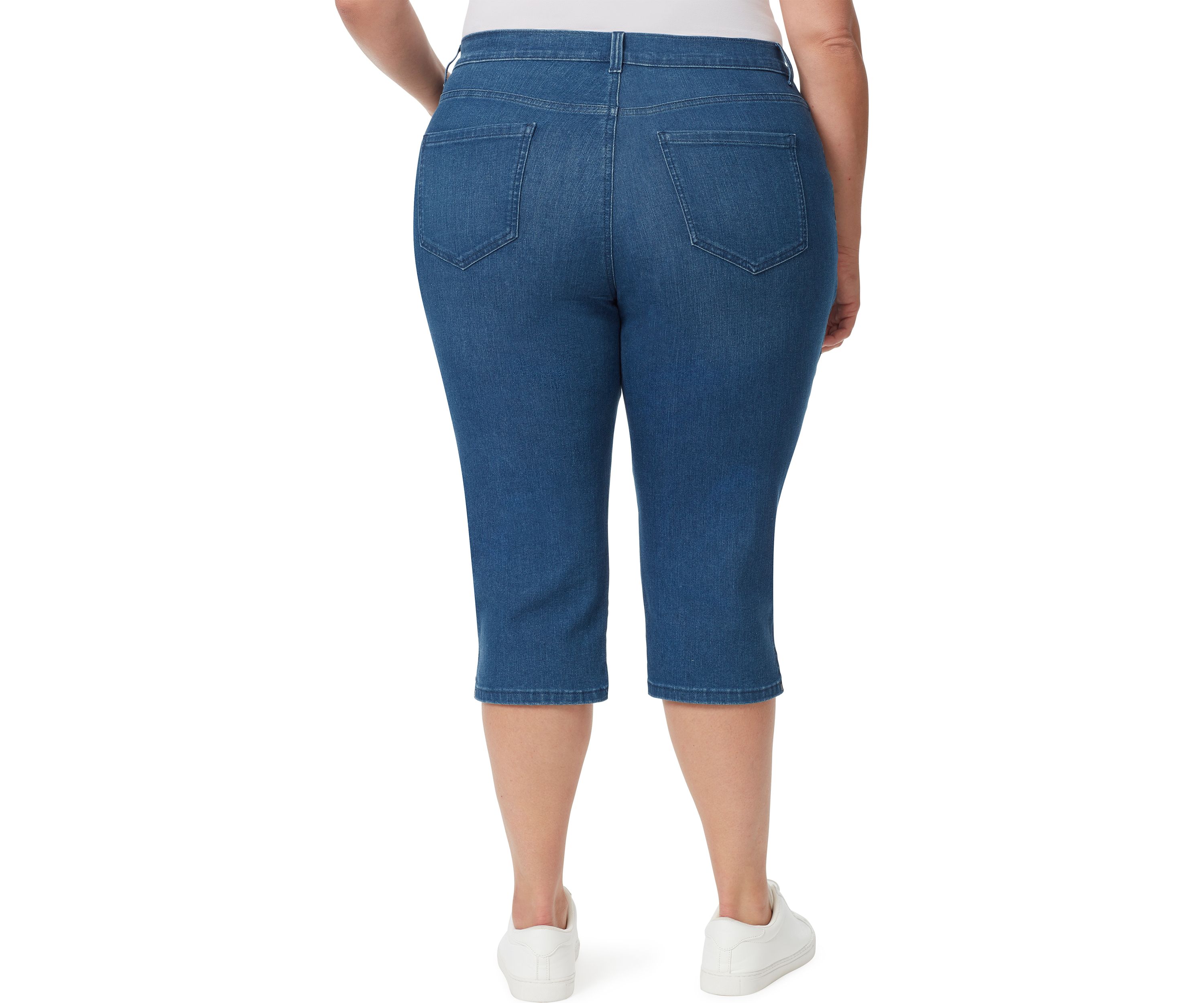 Plus Size Amanda Capri Jeans 