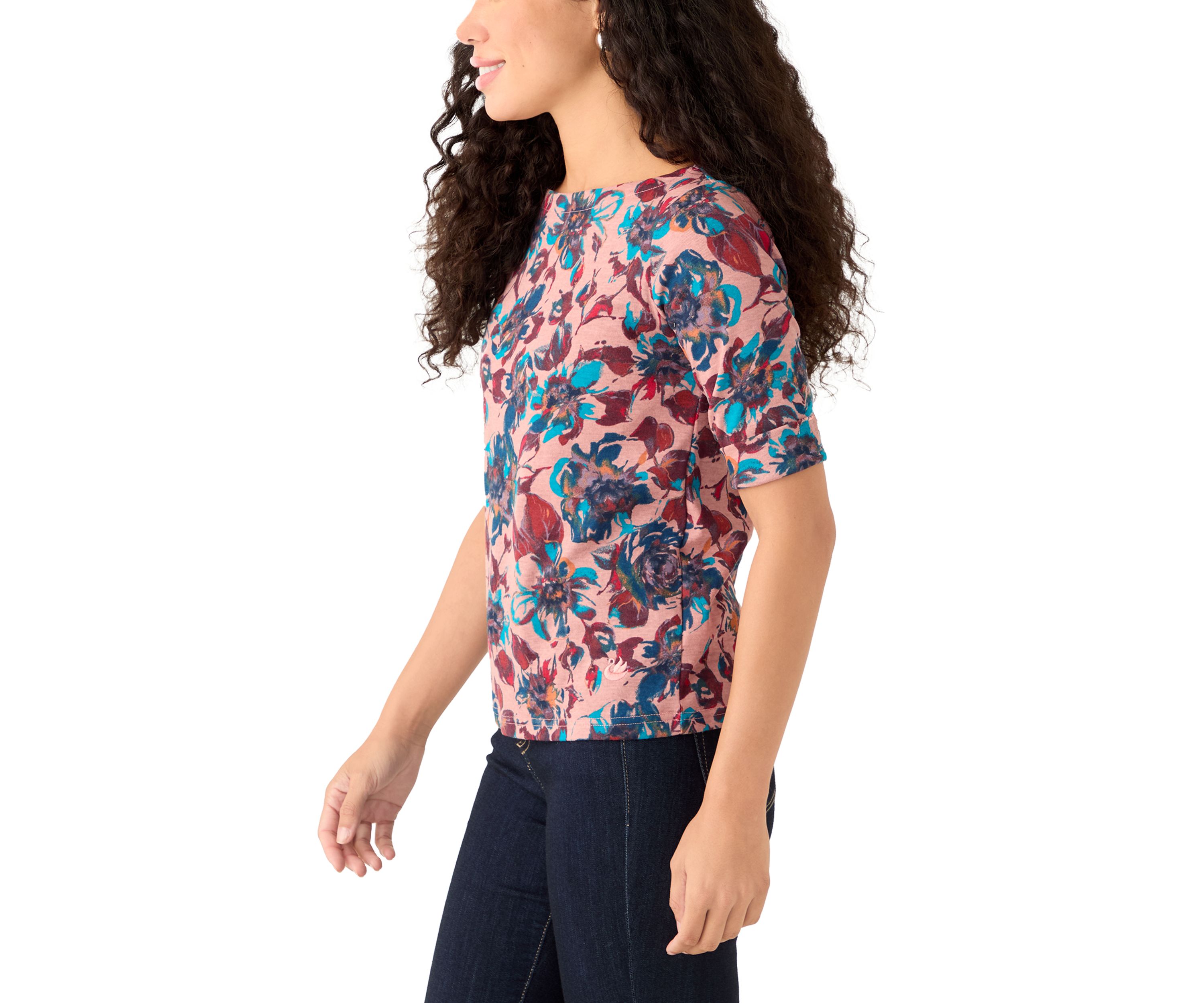 Petite Printed Top 