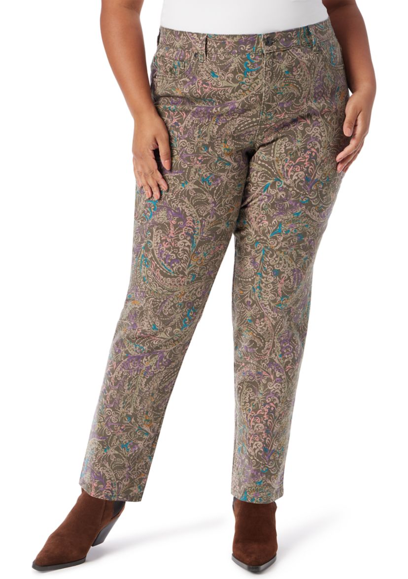 Plus Size Amanda Classic Print Jeans 