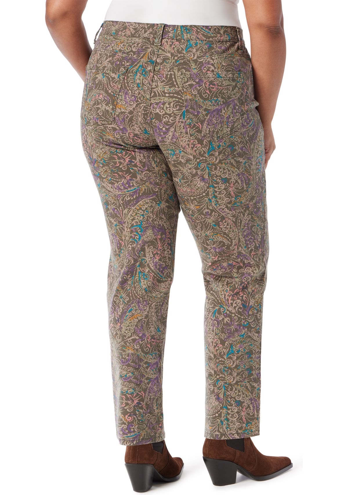 Plus Size Amanda Classic Print Jeans 