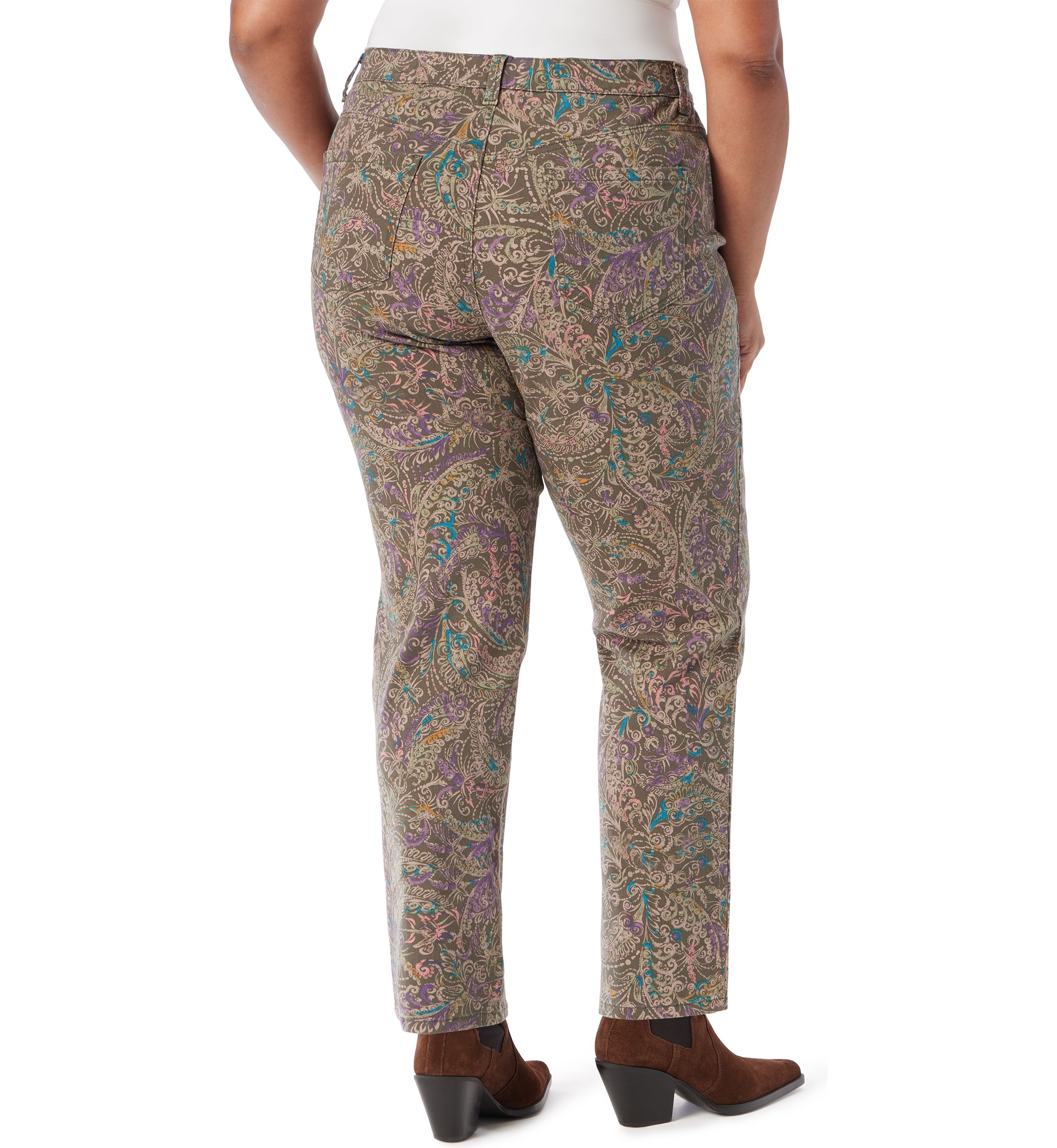 Plus Size Amanda Classic Print Jeans 
