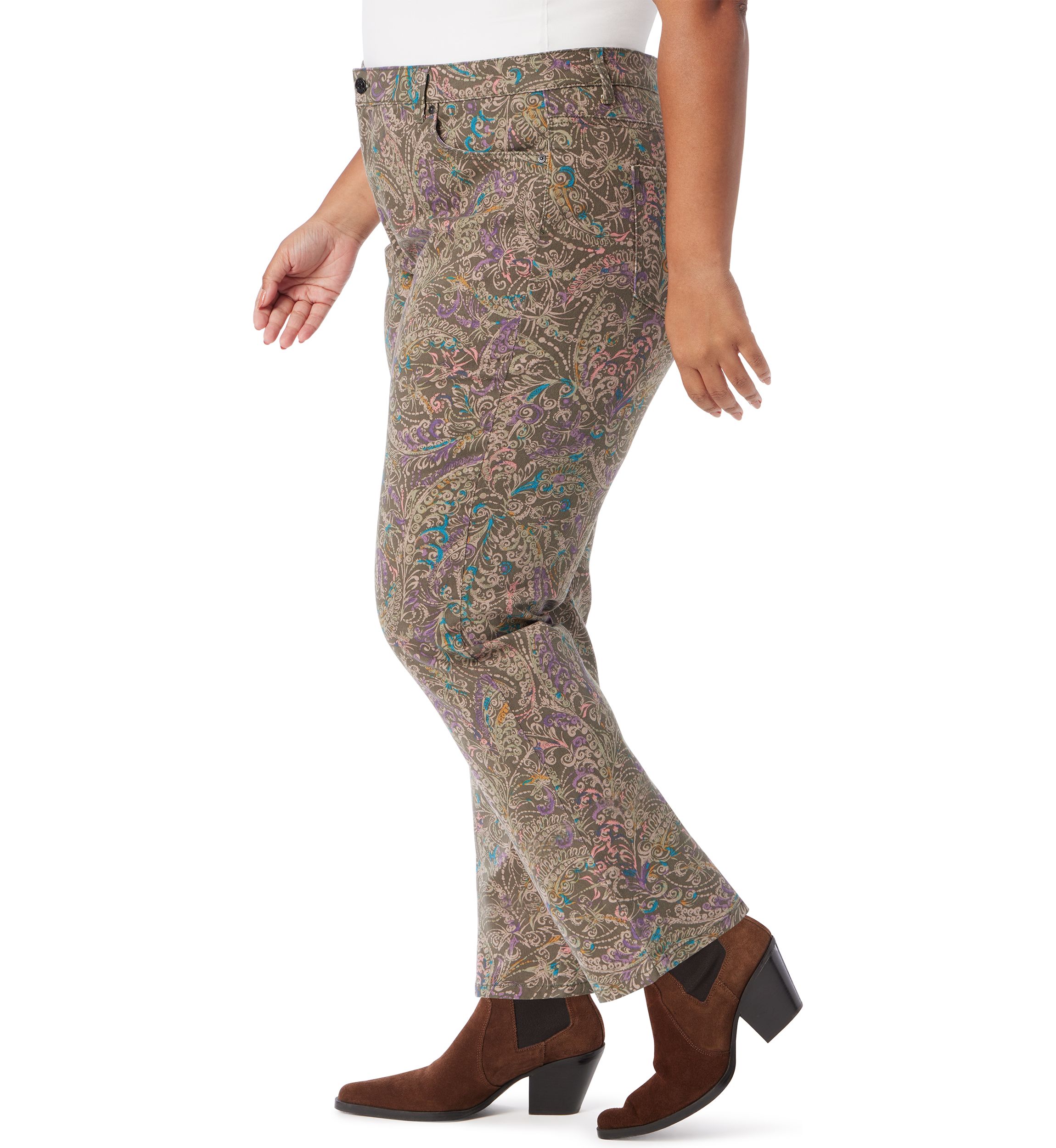 Plus Size Amanda Classic Print Jeans 