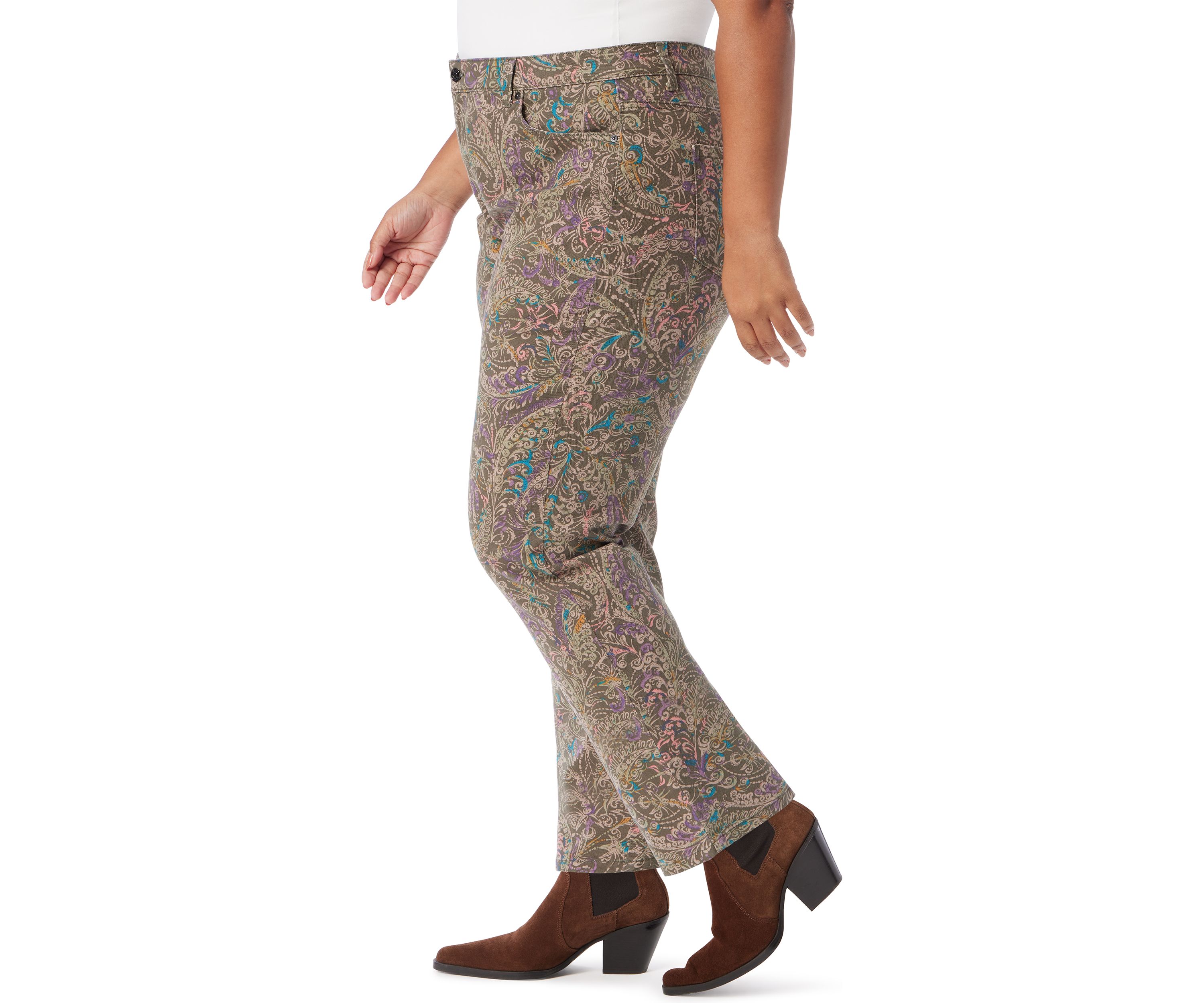 Plus Size Amanda Classic Print Jeans 