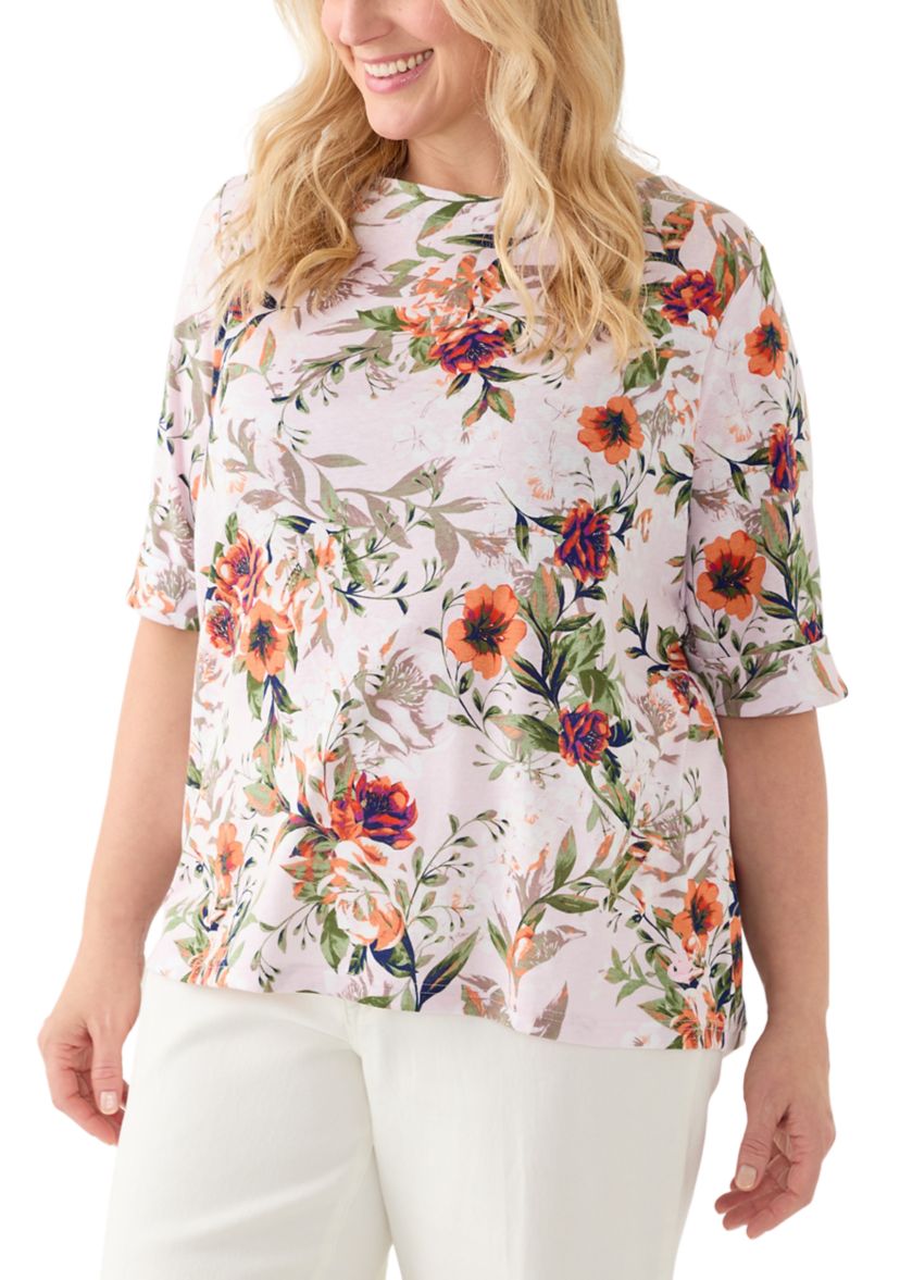 Plus Size Alanis Boat Neck Knit Top