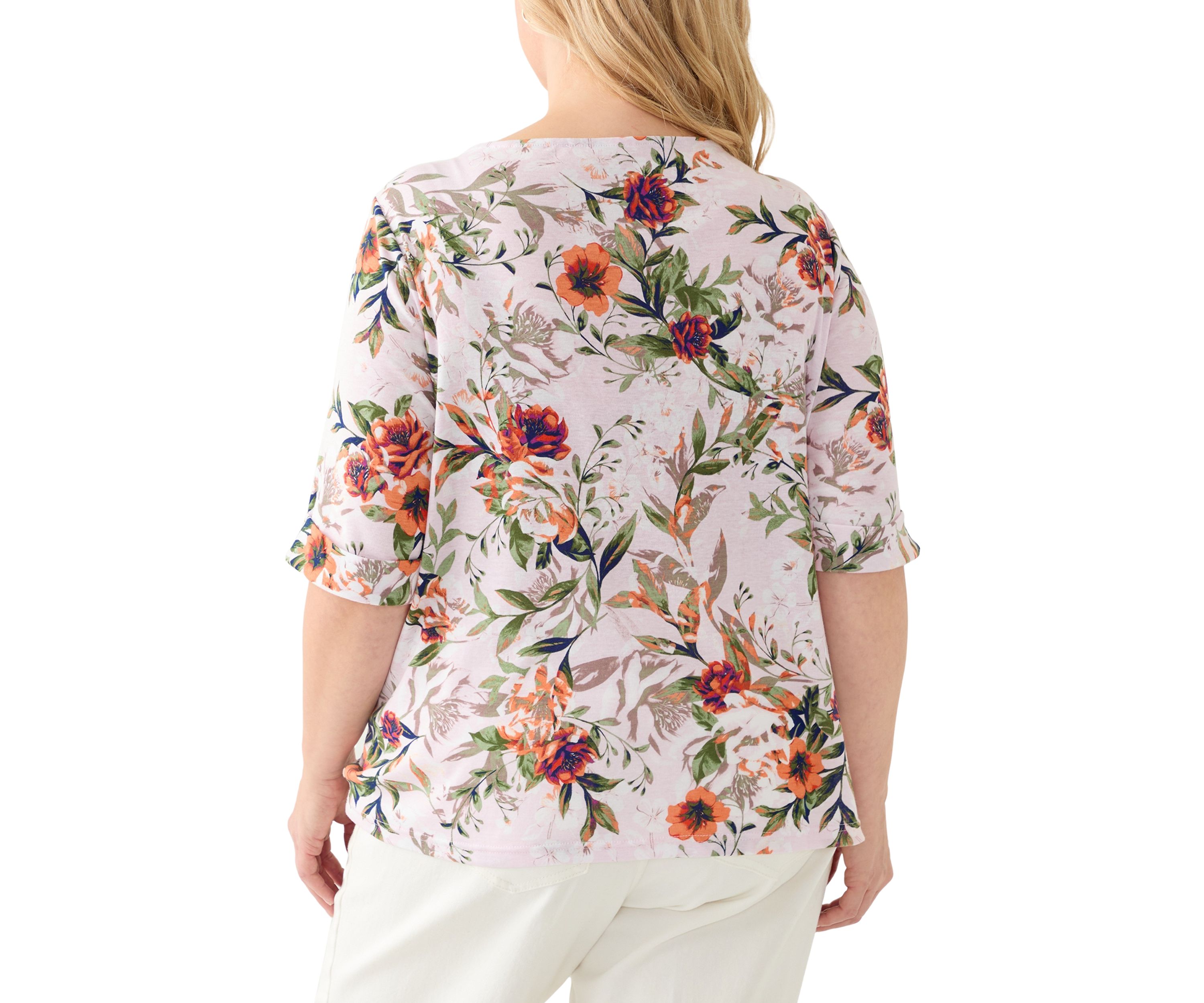 Plus Size Alanis Boat Neck Knit Top