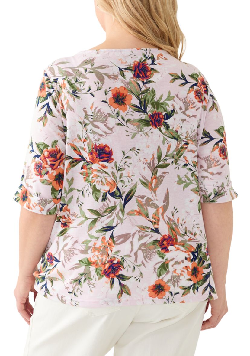 Plus Size Alanis Boat Neck Knit Top