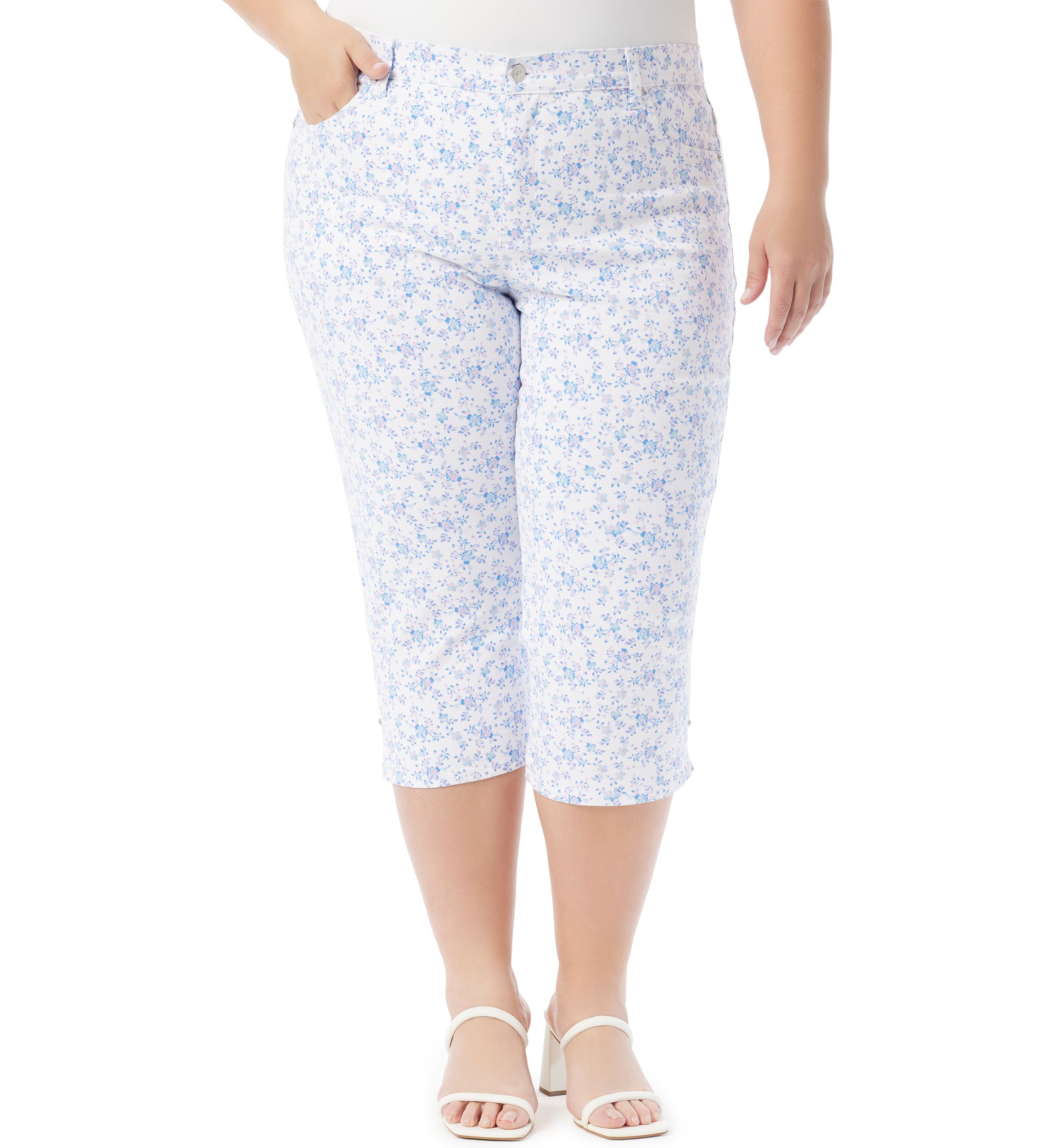 Plus Size Amanda Capri Pants 