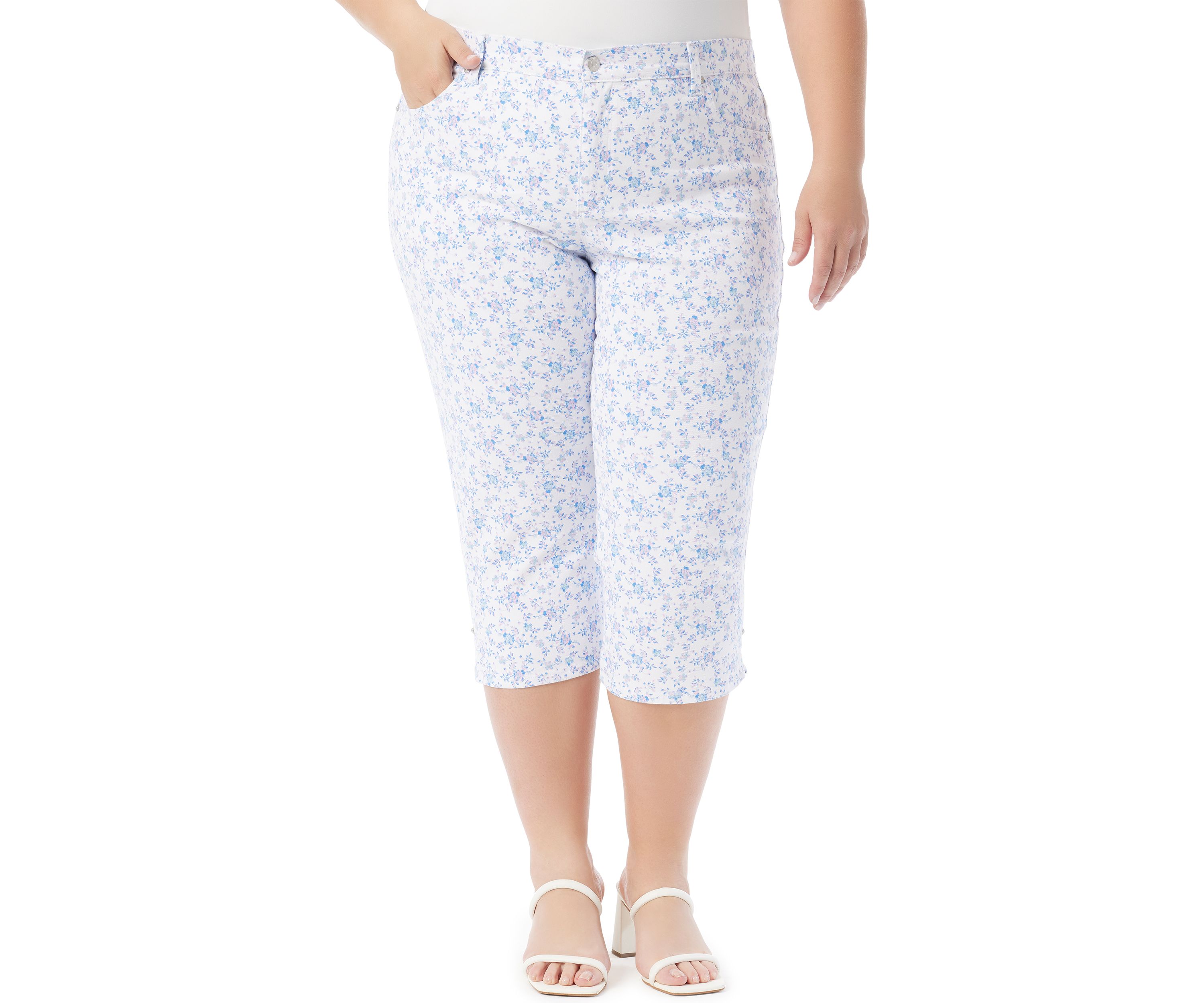Plus Size Amanda Capri Pants 