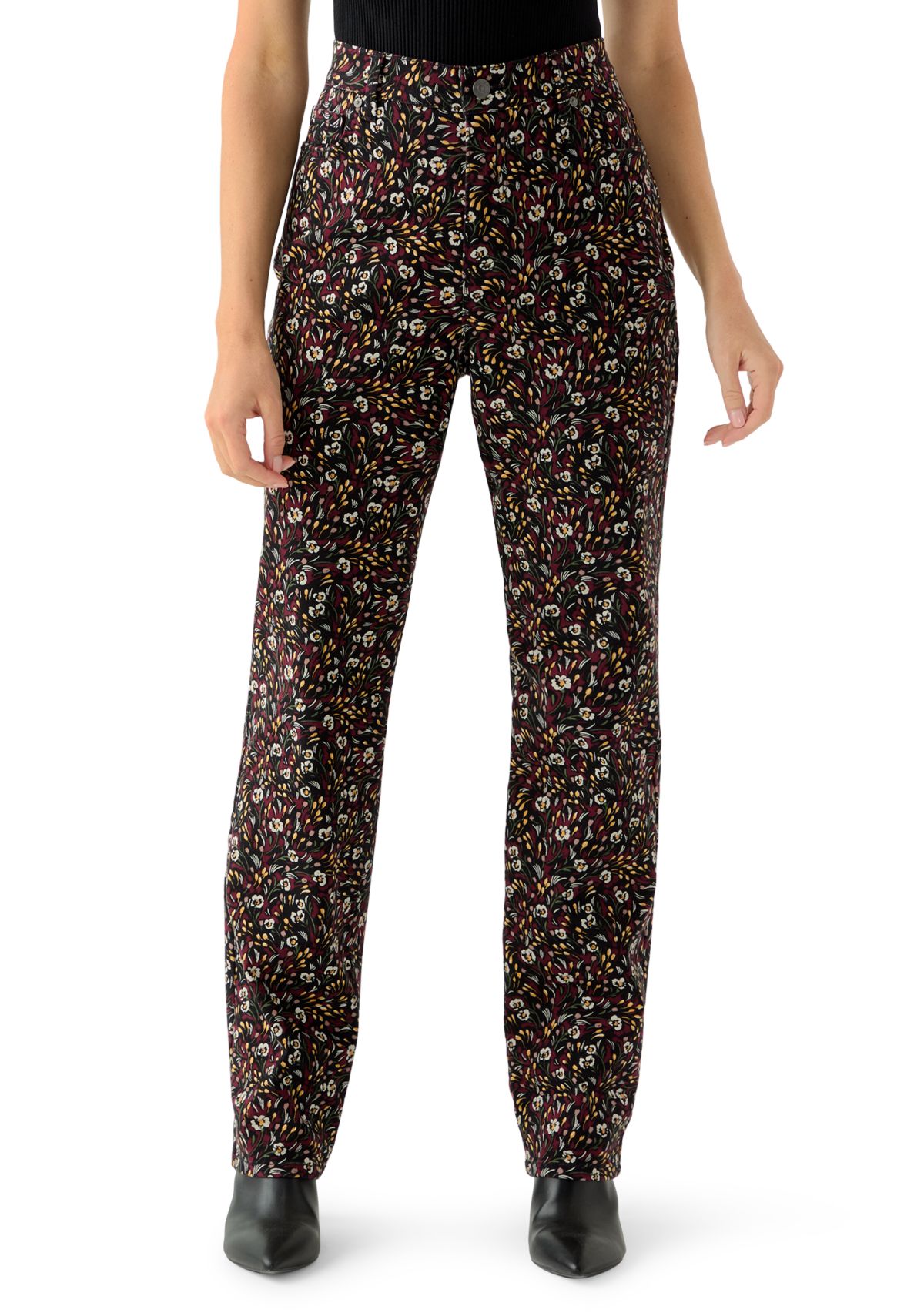 Petite Amanda Classic Printed Pants